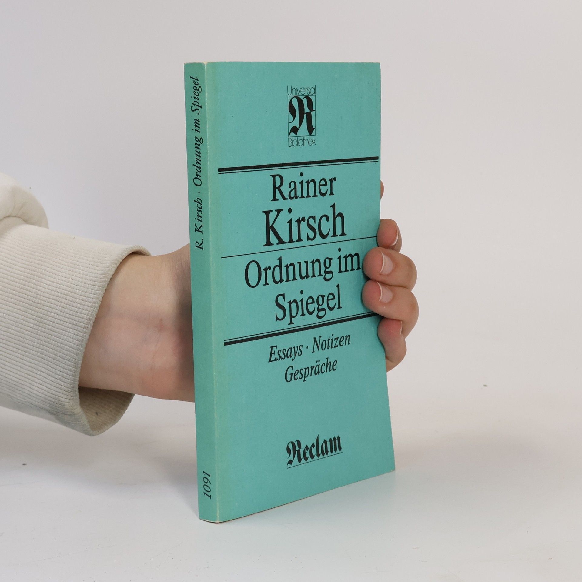 Rainer Kirsch Ordnung im Spiegel