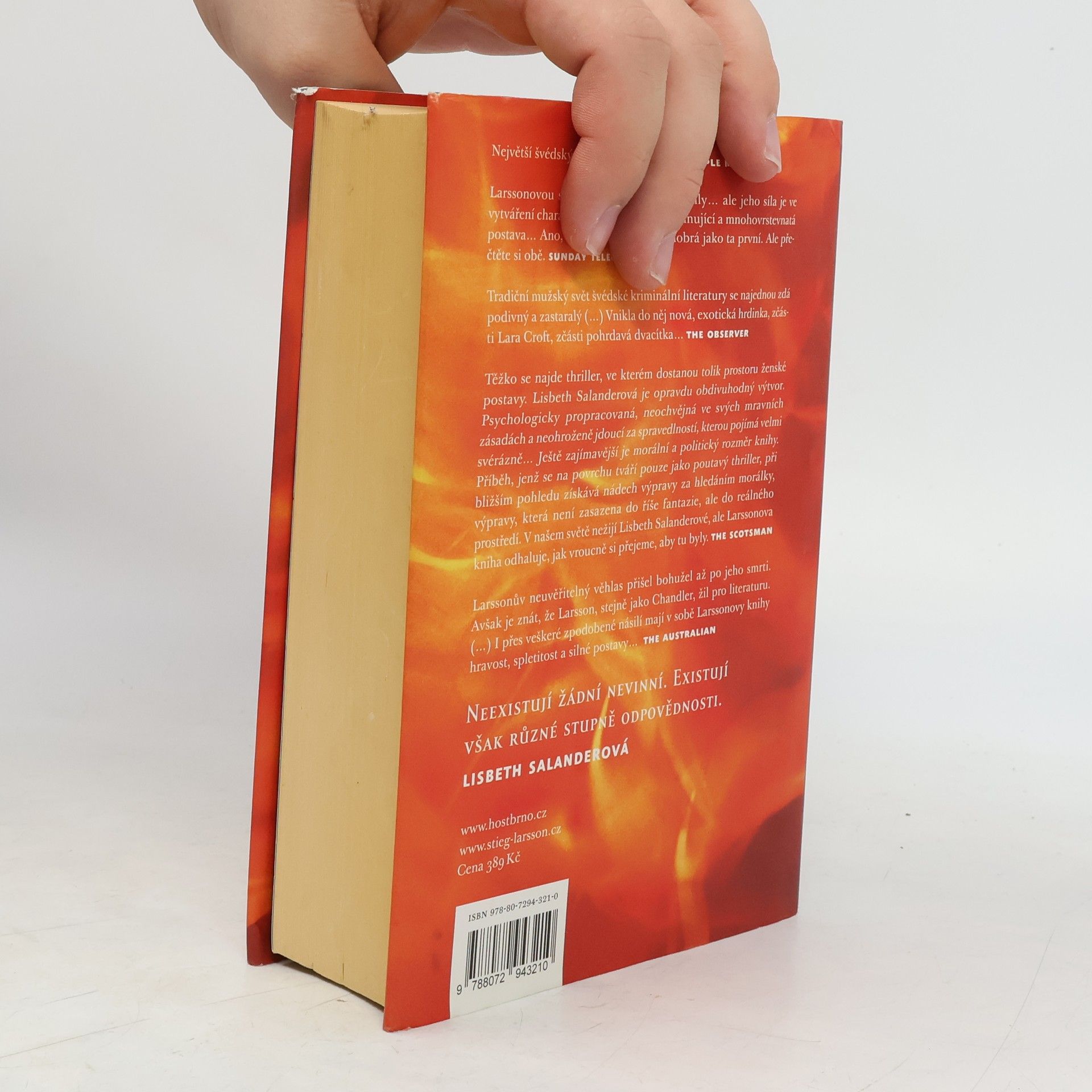 Stieg Larsson Dívka, která si hrála s ohněm