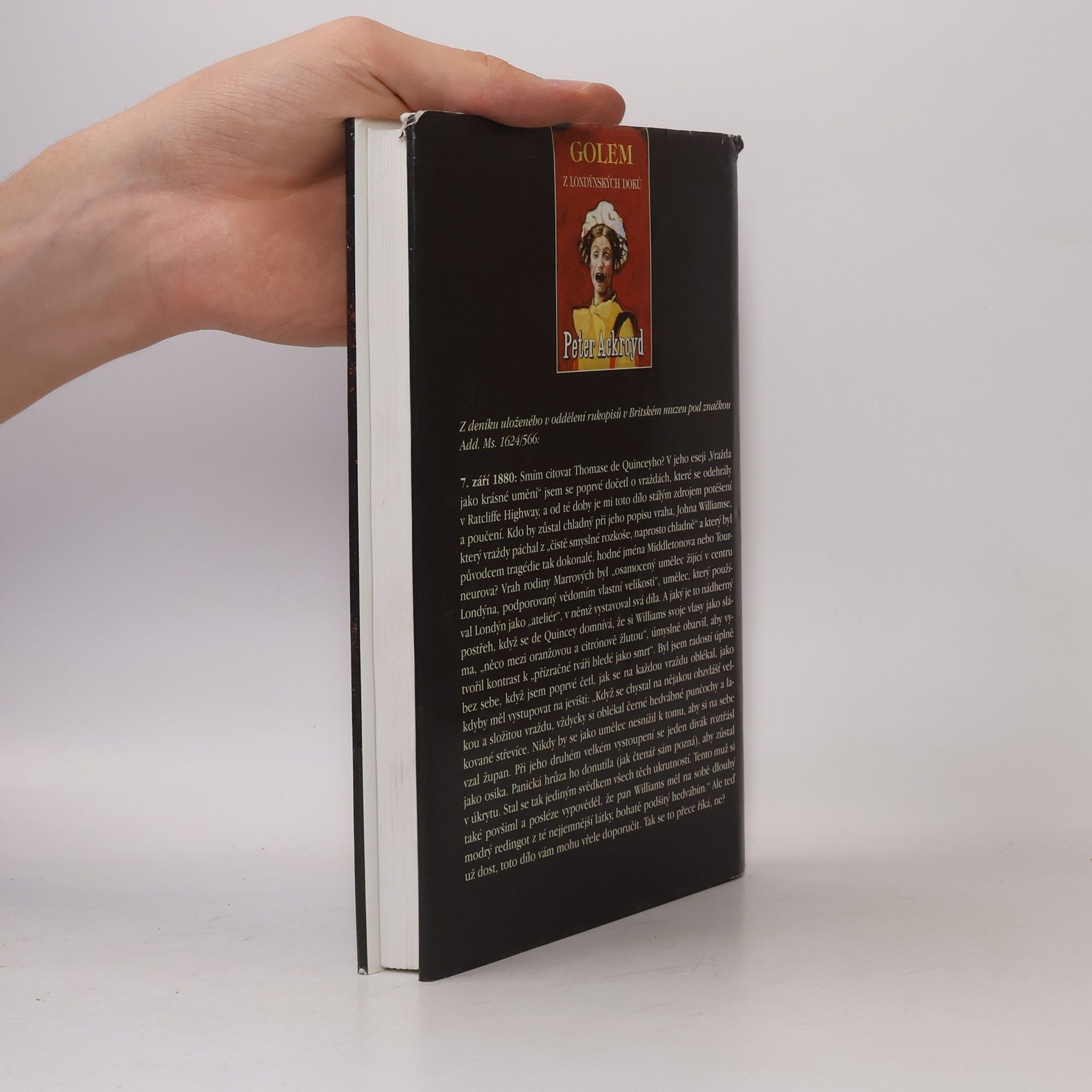 Peter Ackroyd Golem z londýnských doků