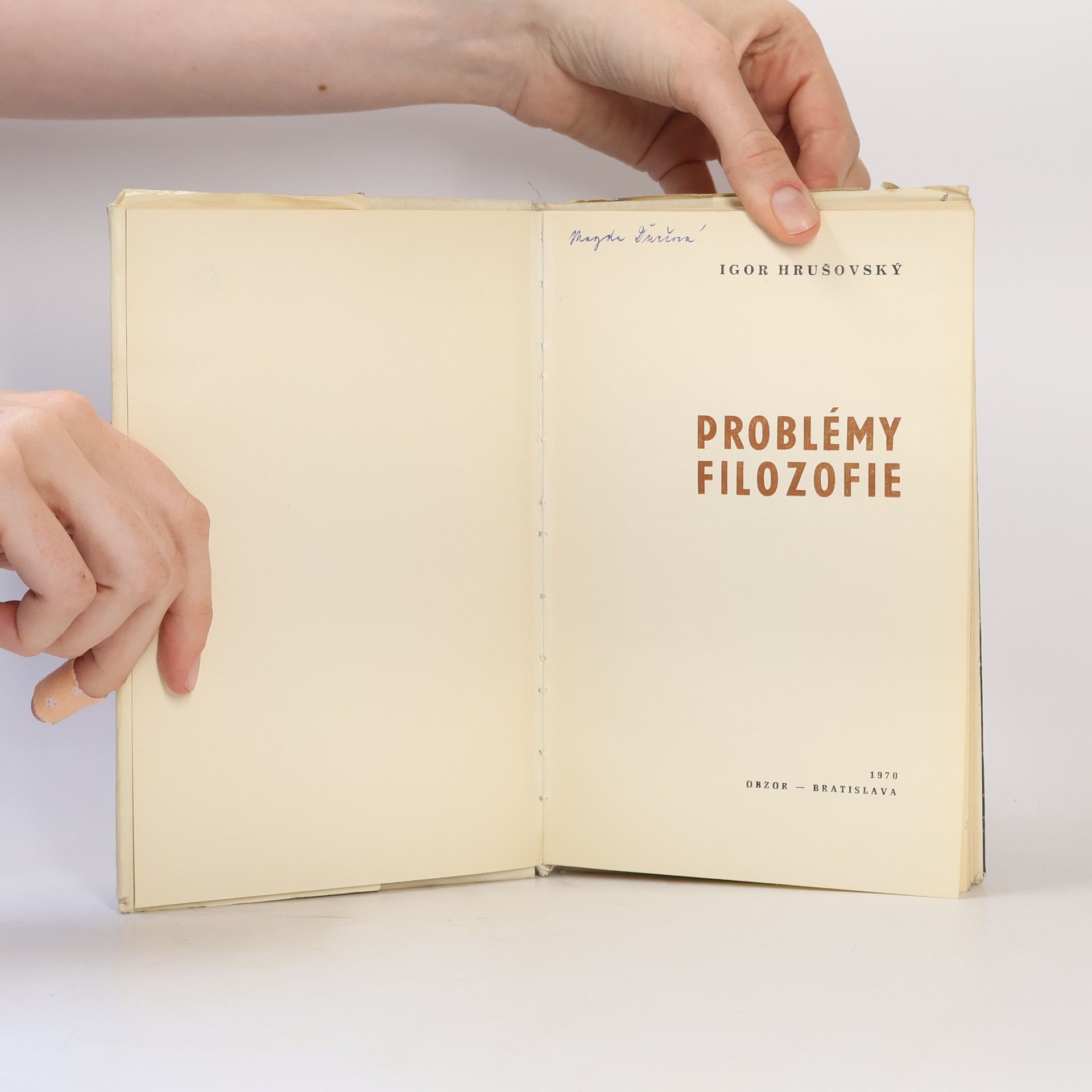 Igor Hrušovský Problémy filozofie