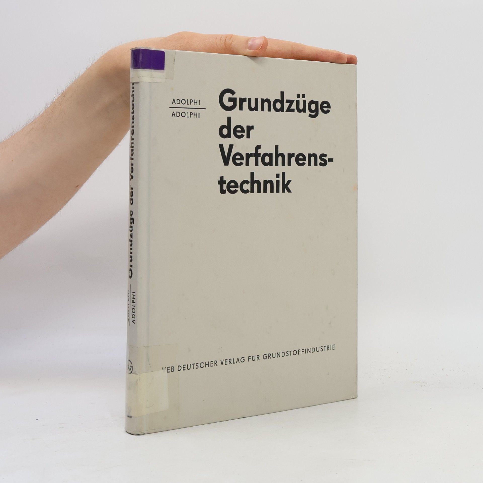 Autores varios Grundzüge der Verfahrenstechnik