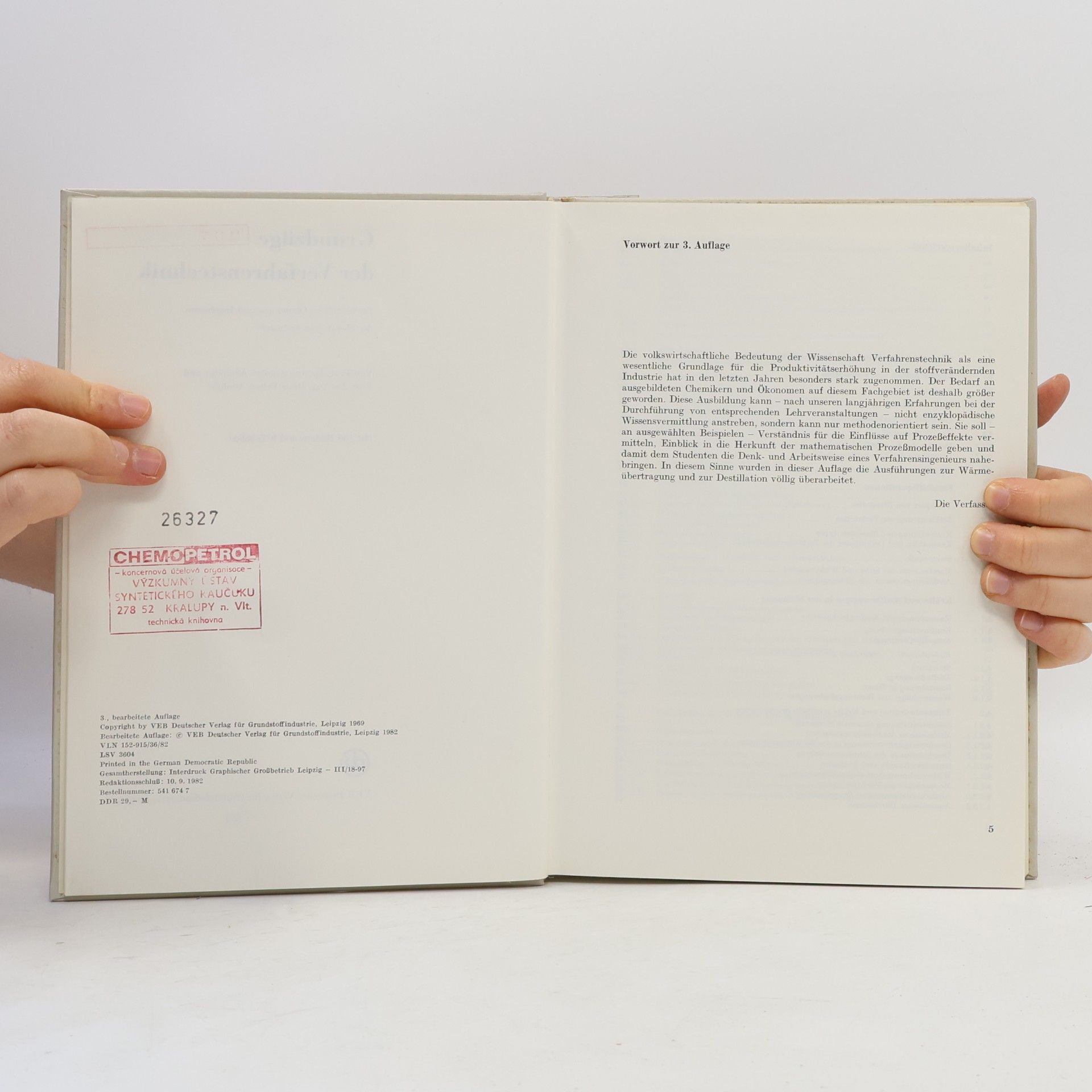 Autores varios Grundzüge der Verfahrenstechnik