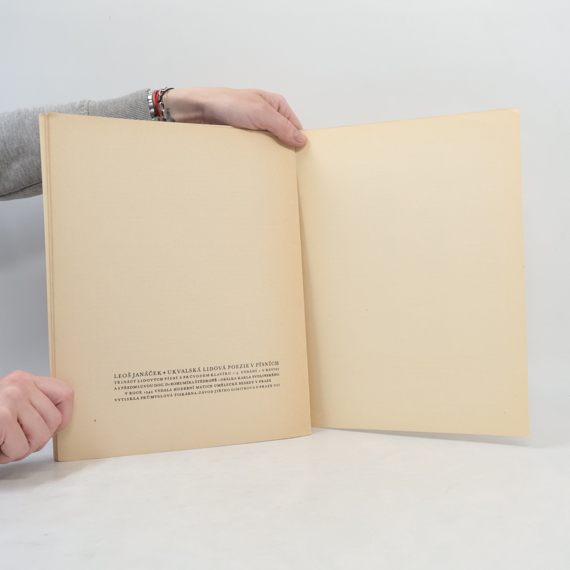 Leoš Janáček Ukvalská lidová poezie v písních