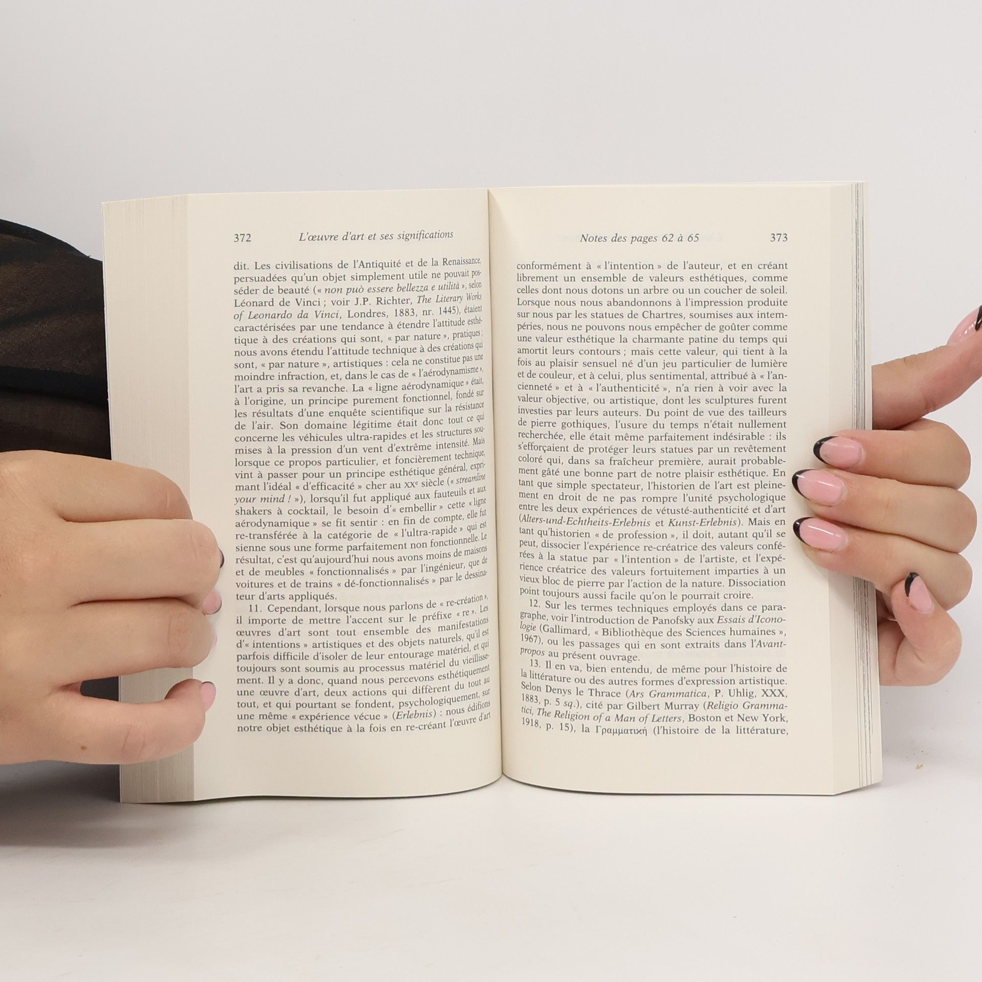 Erwin Panofsky Folio essais - 592: L'oeuvre d'art et ses significations