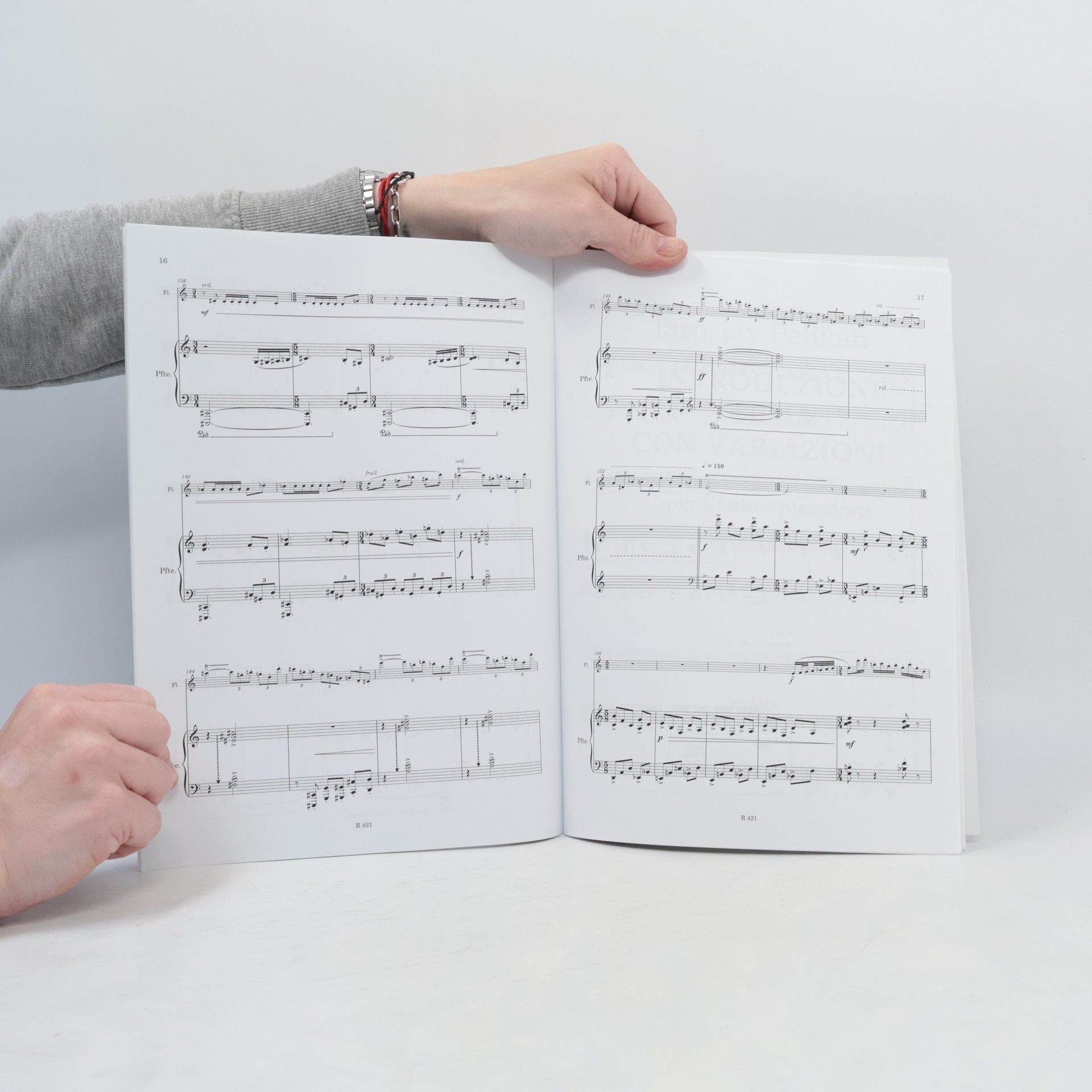 Jaroslav Pelikán Introduzione e Tema con Variazioni / Introduction, Theme and Variations