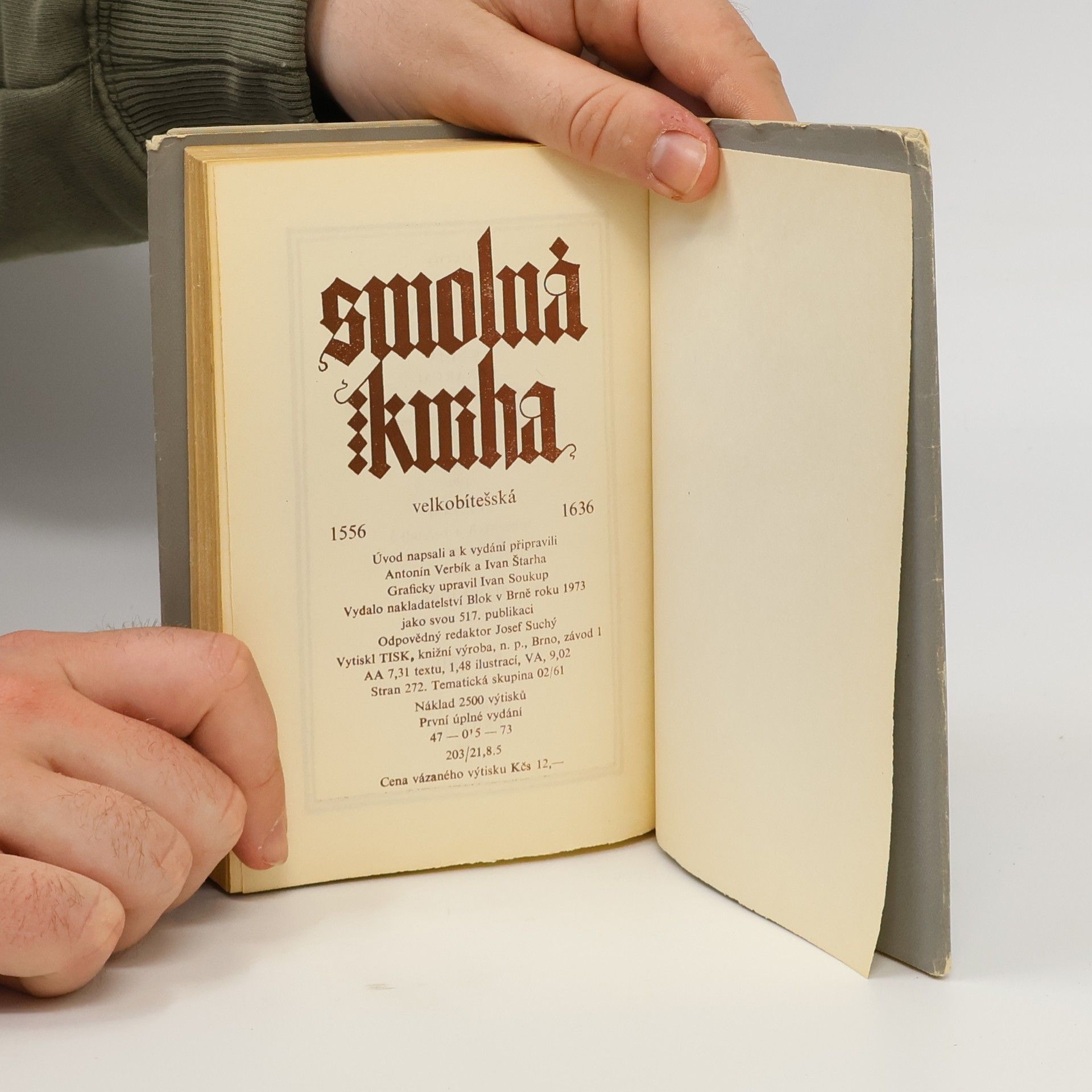 Ivan Štarha Smolná kniha velkobítešská 1556-1636