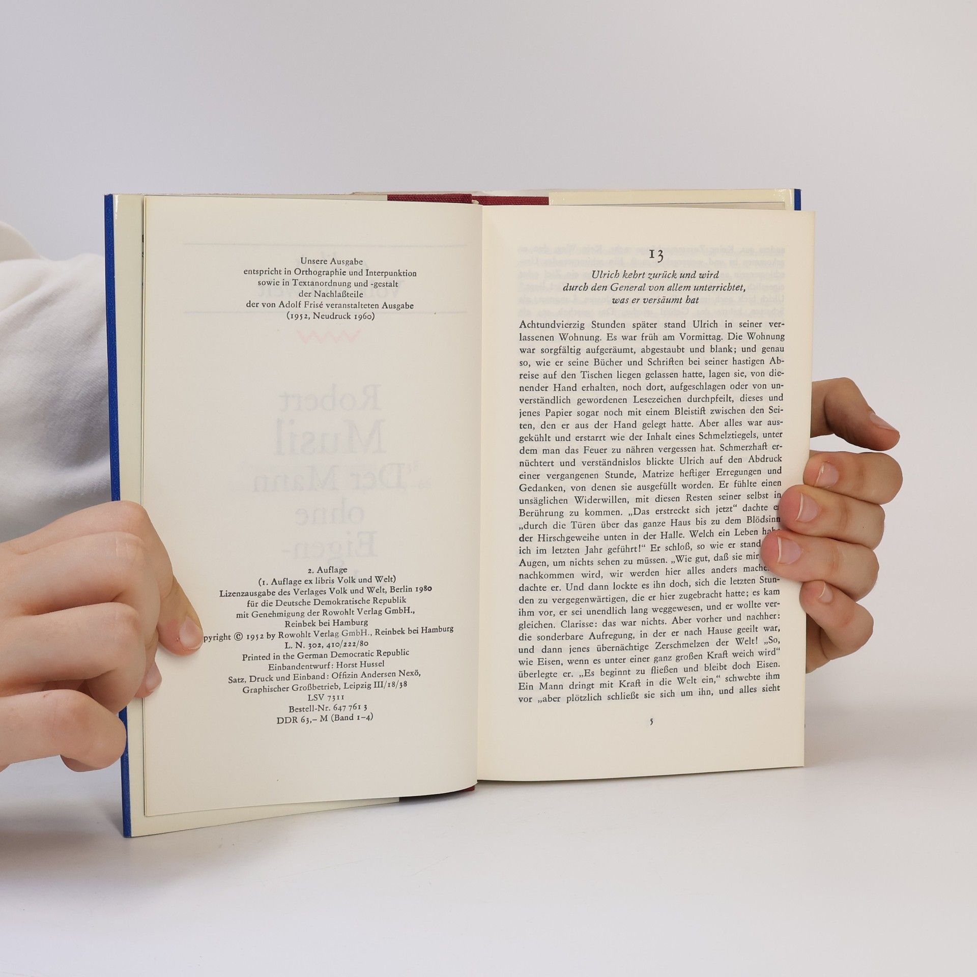 Robert Musil Der Mann ohne Eigenschaften 3