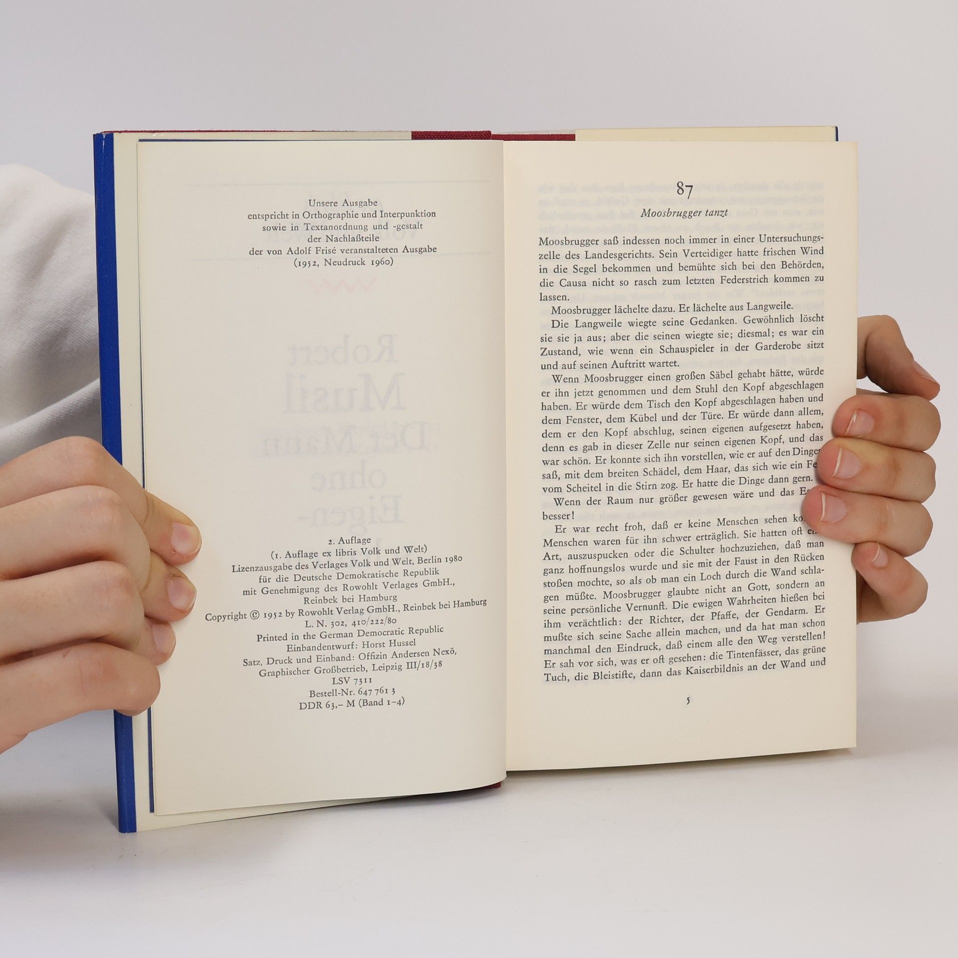 Robert Musil Der Mann ohne Eigenschaften 2