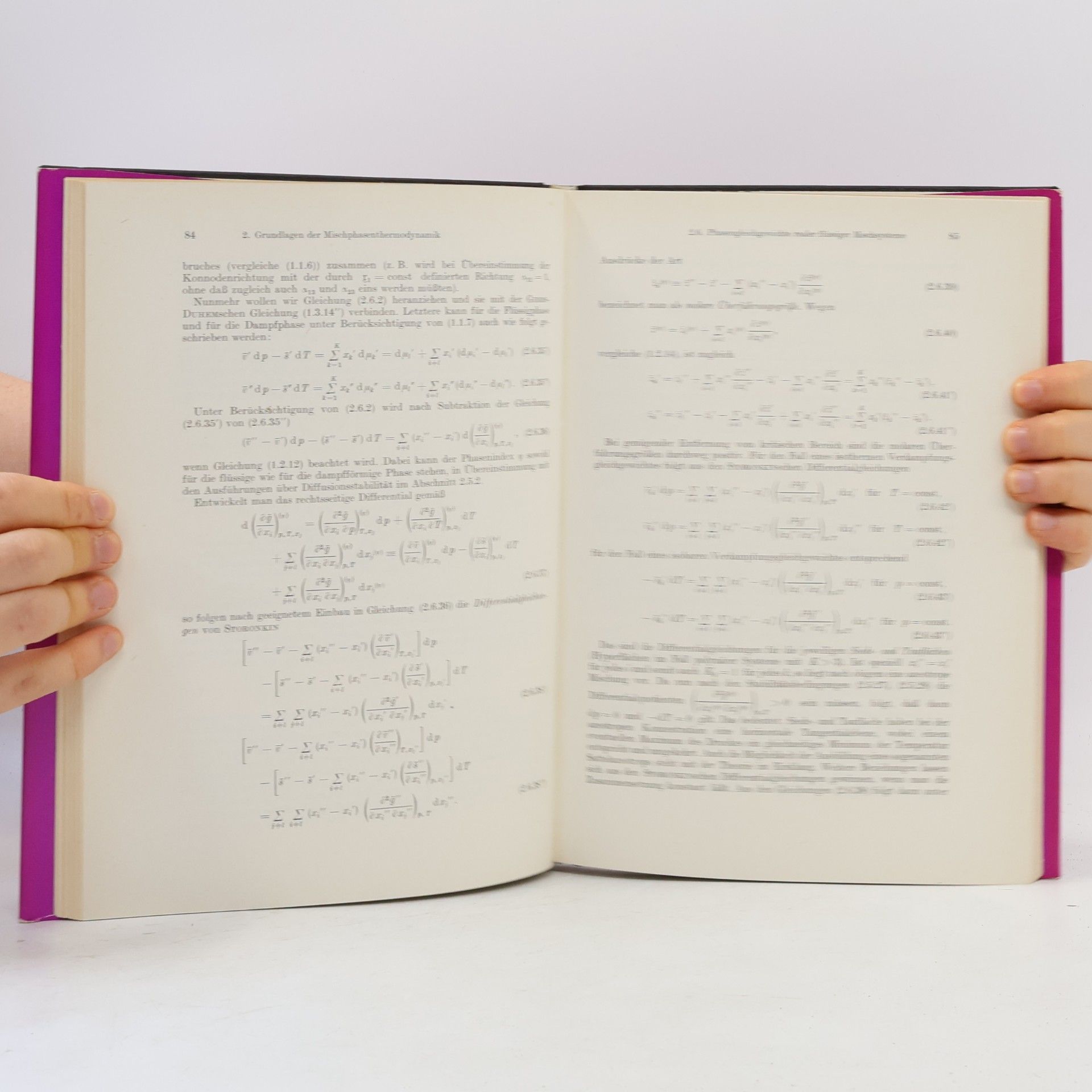 Horst Schubert Thermodynamische Grundlagen der Destillation und Extraktion I