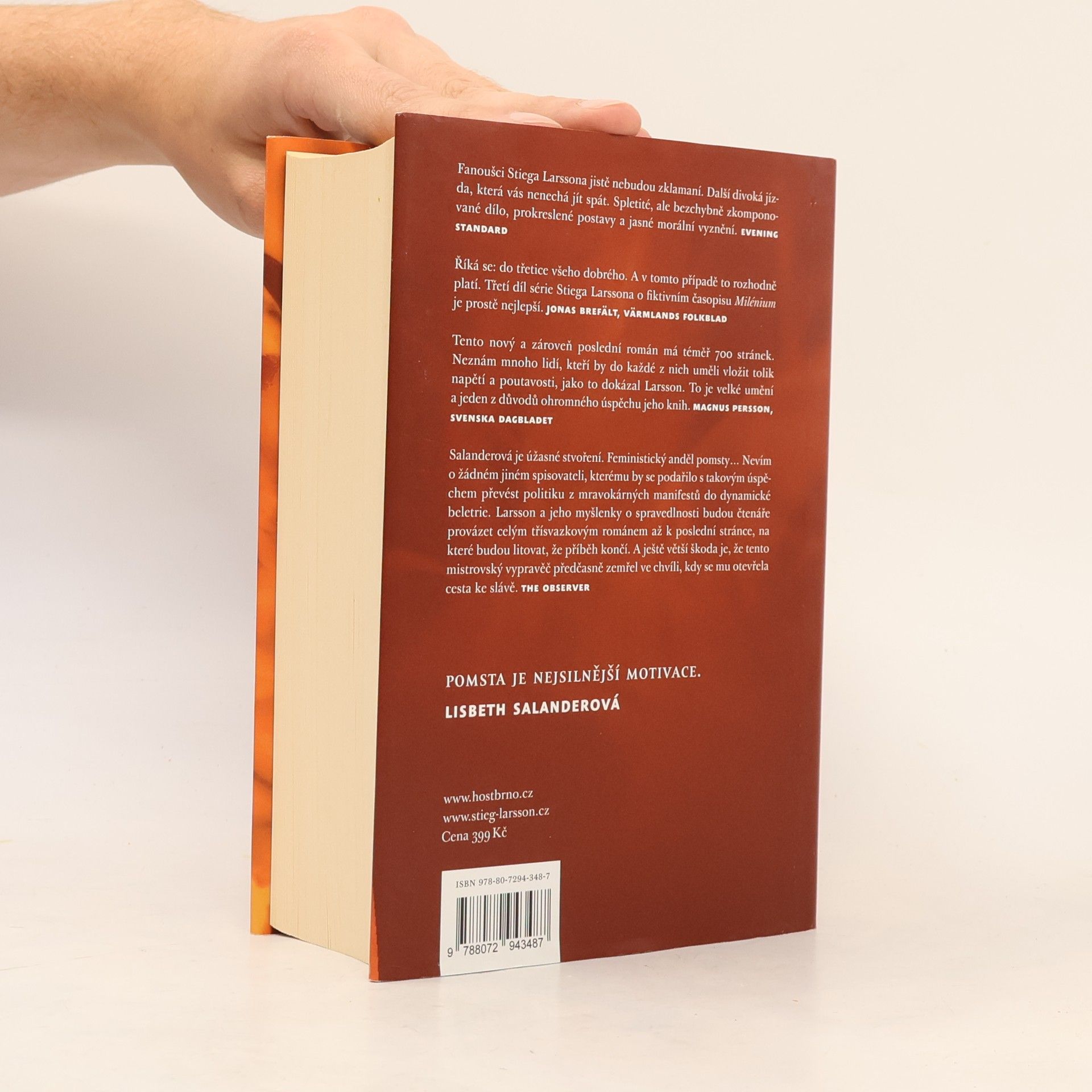 Stieg Larsson Dívka, která kopla do vosího hnízda