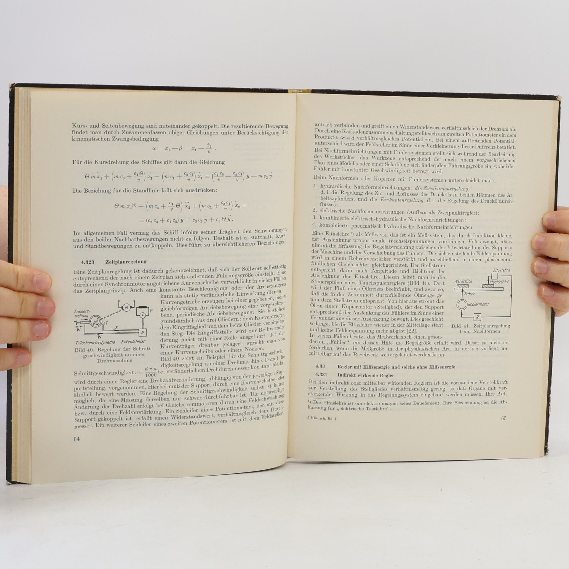 Erwin Mikusch Berechnung und Konstruktion von Reglern. Bd. 1.
