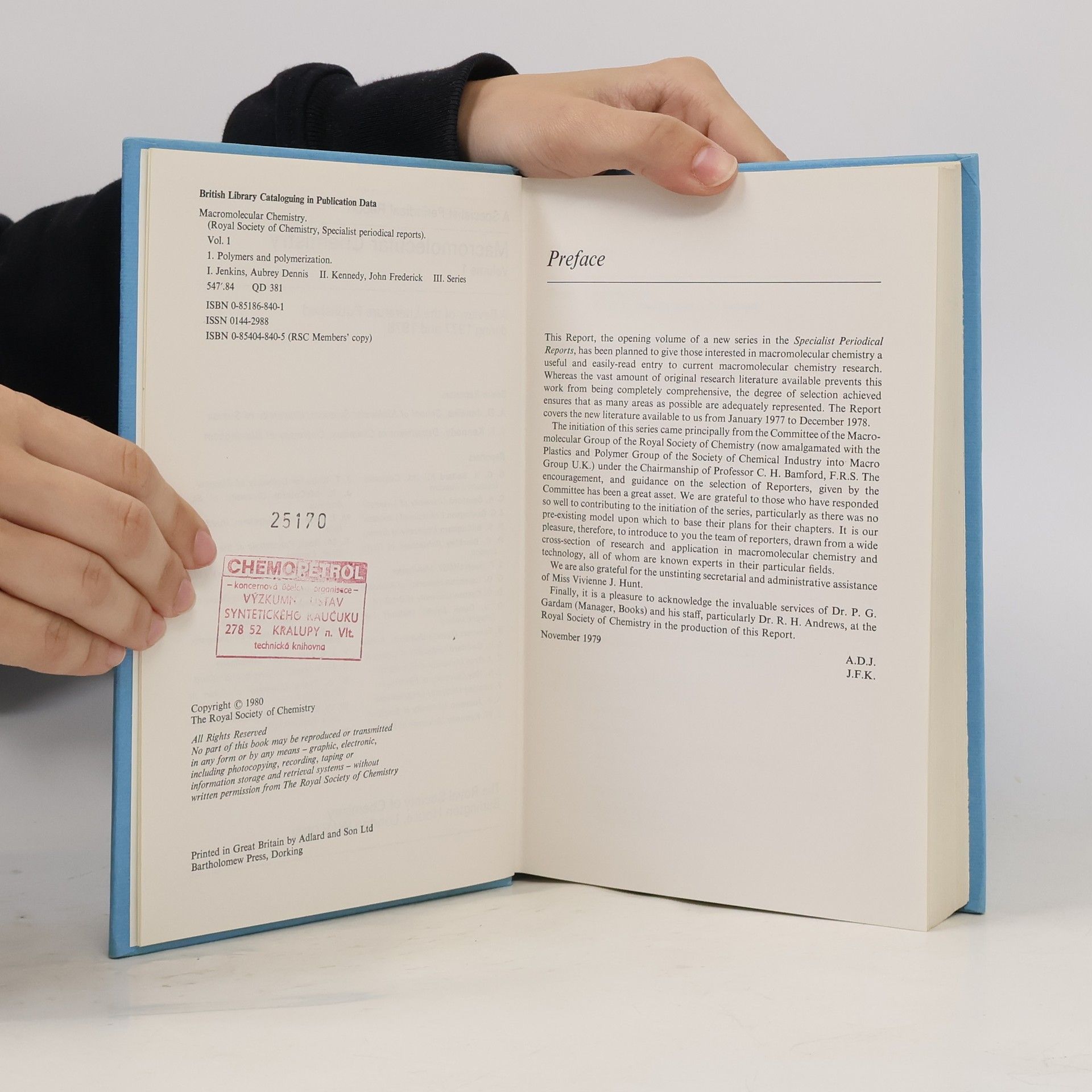 John F. Kennedy Macromolecular Chemistry 1