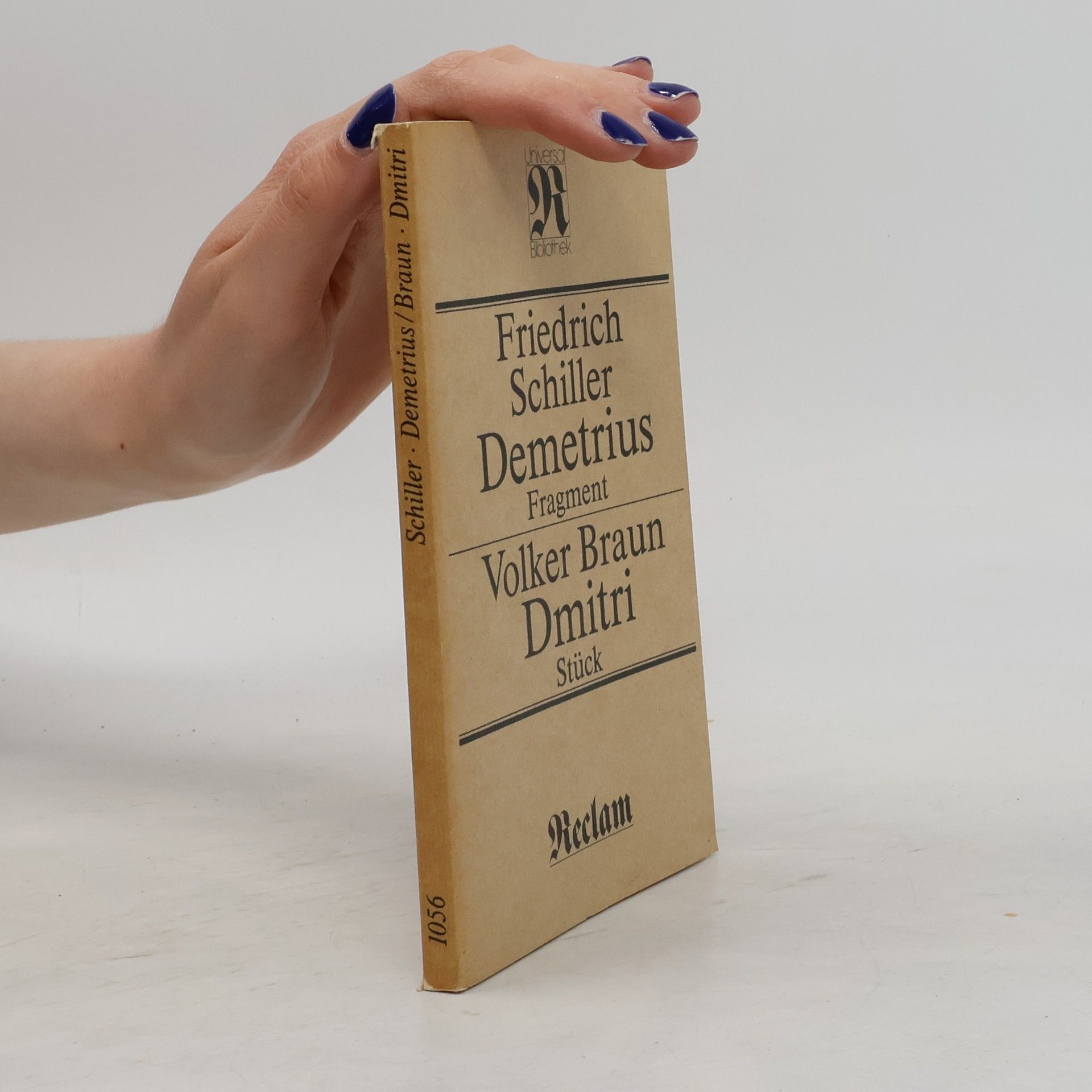 Volker Braun Demetrius. Dmitri