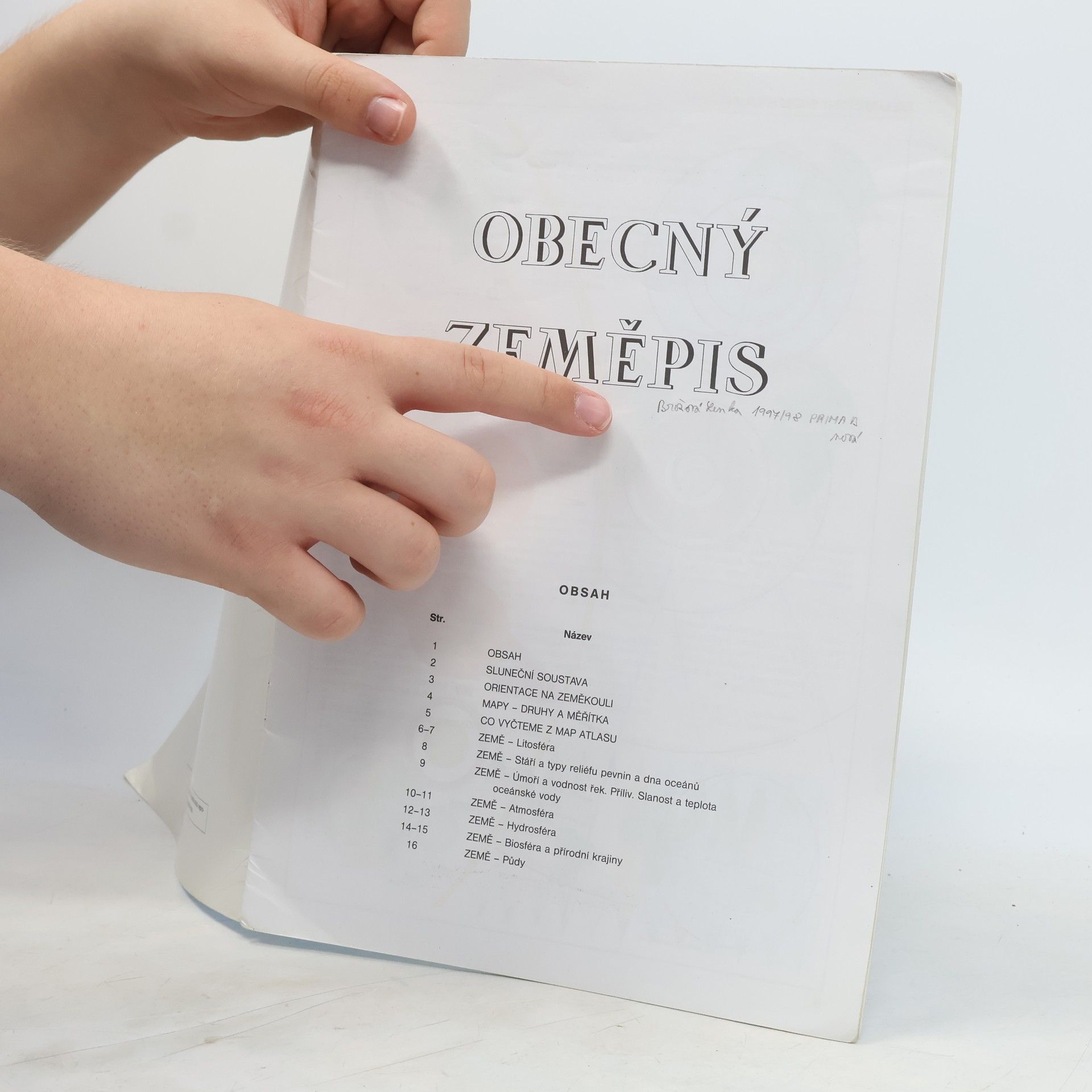 Autorenkollektiv Obecný zeměpis