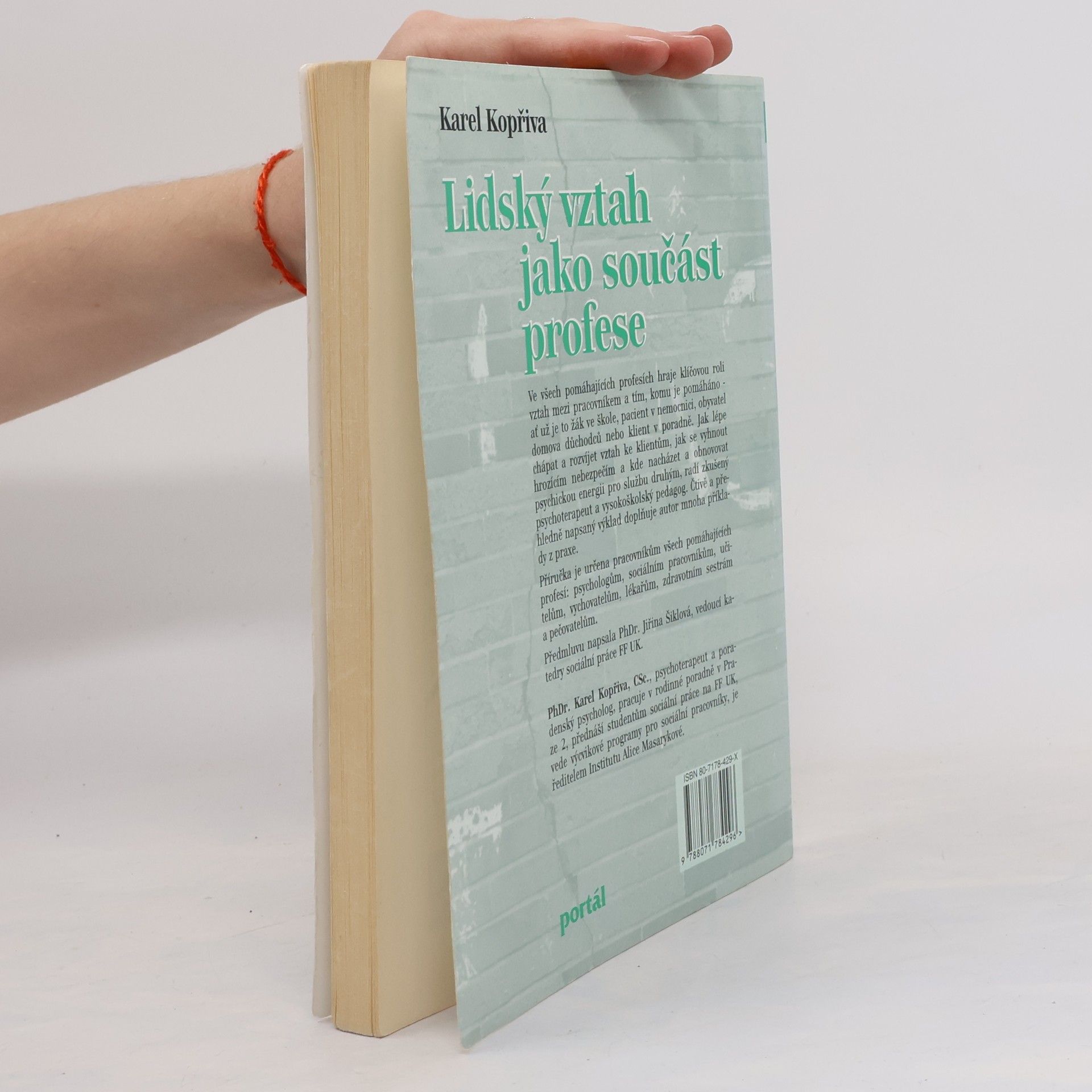 Karel Kopřiva Lidský vztah jako součást profese