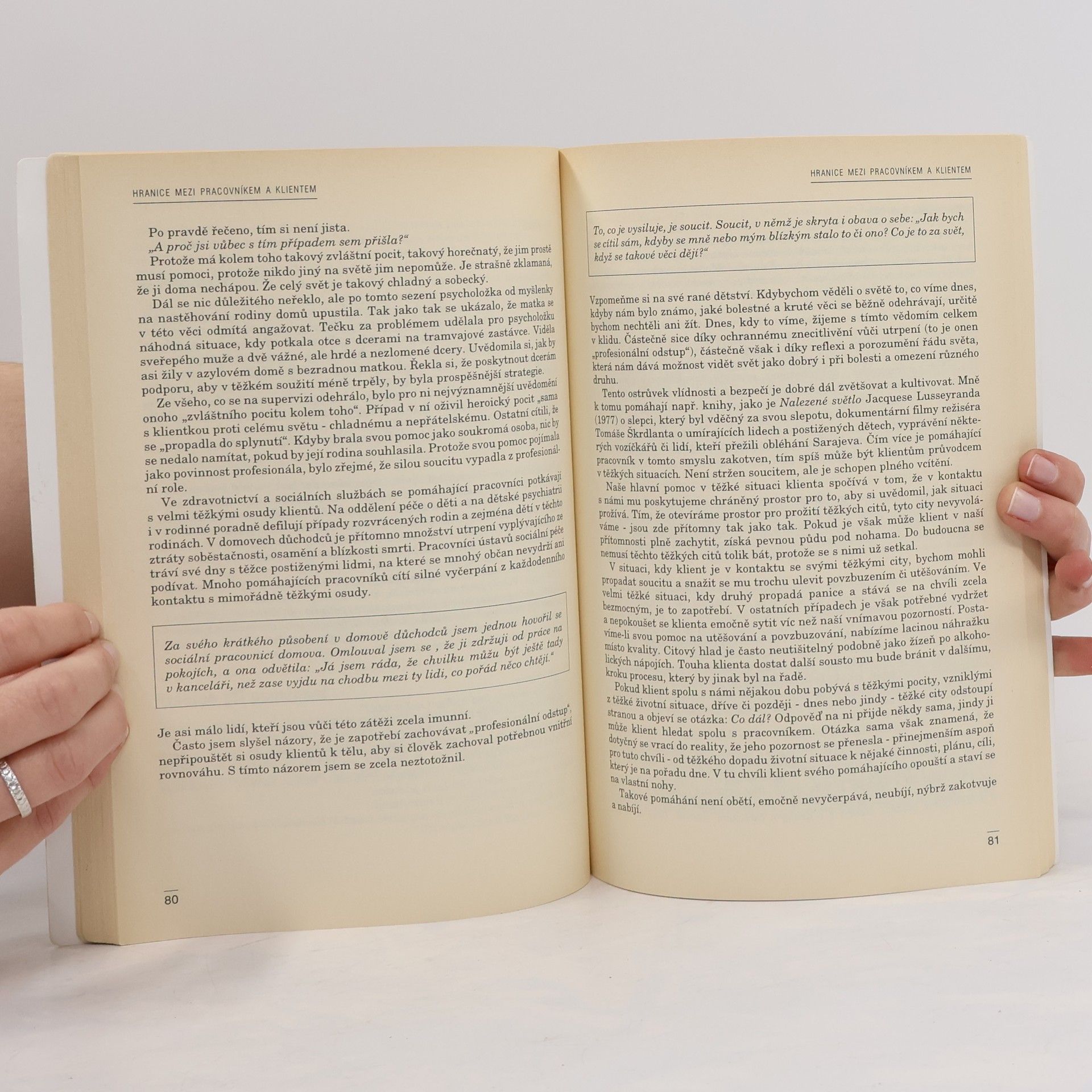 Karel Kopřiva Lidský vztah jako součást profese