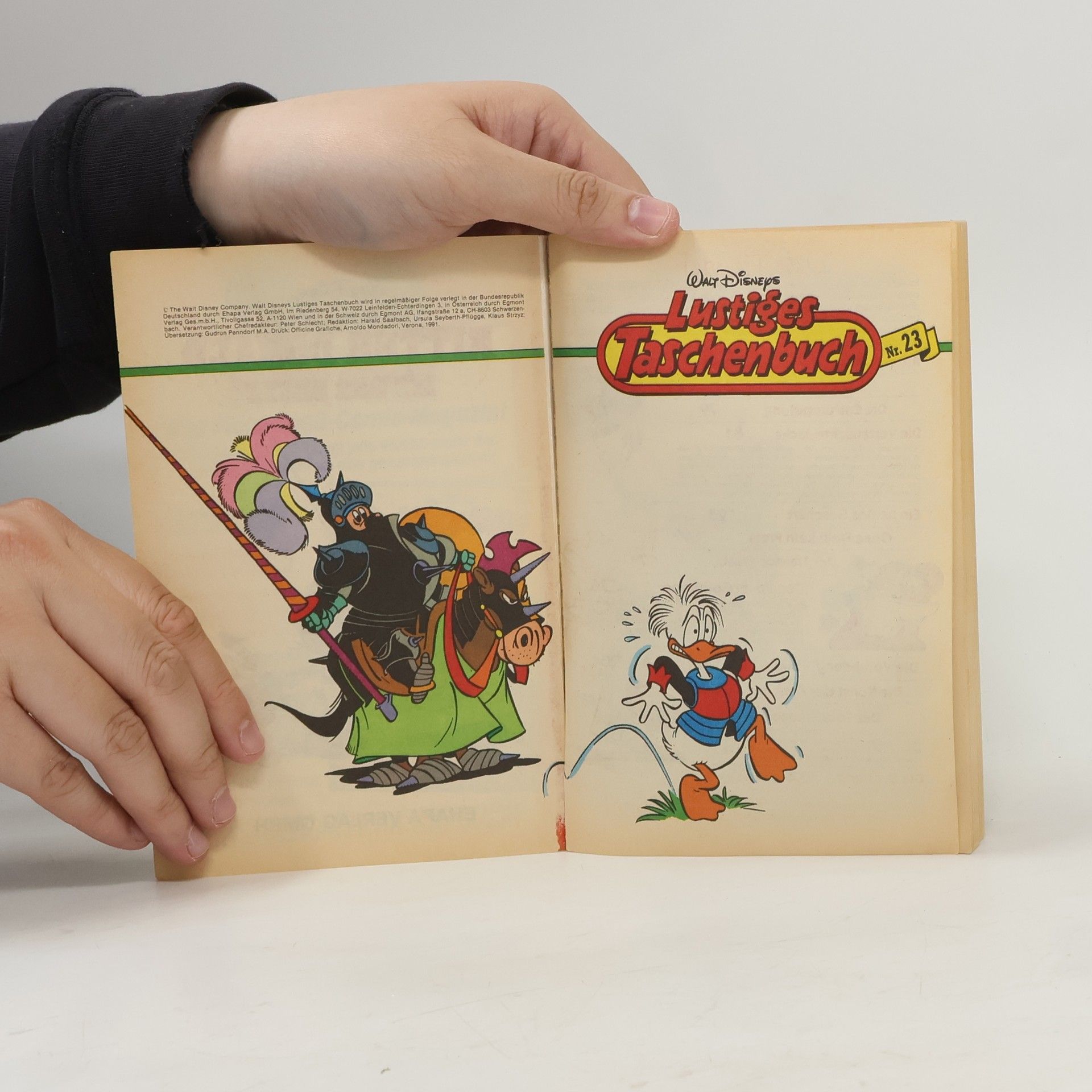 Walt Disney Lustiges Taschenbuch 23: Ritter Donald ist der beste