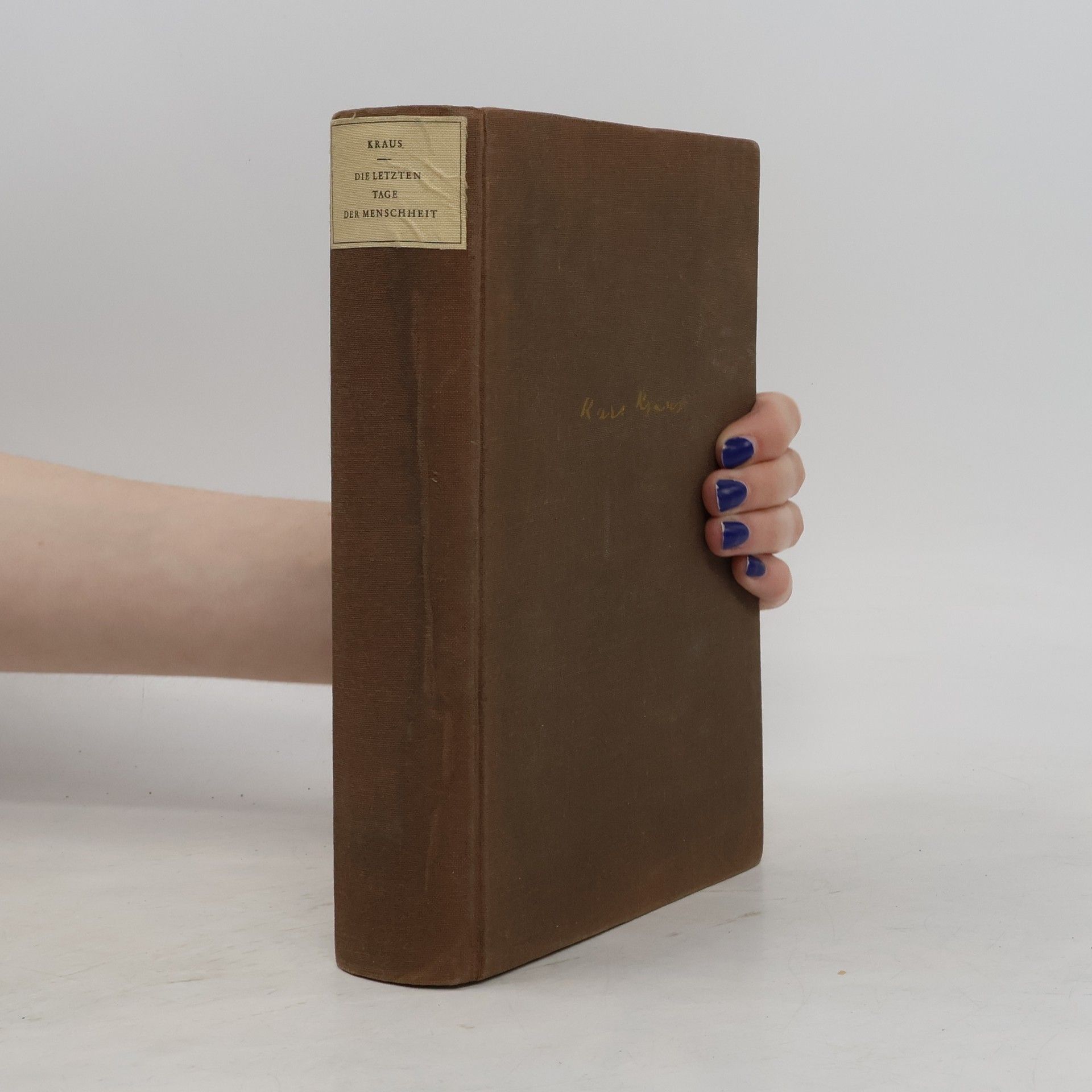 Karl Kraus Die letzten Tage der Menschheit