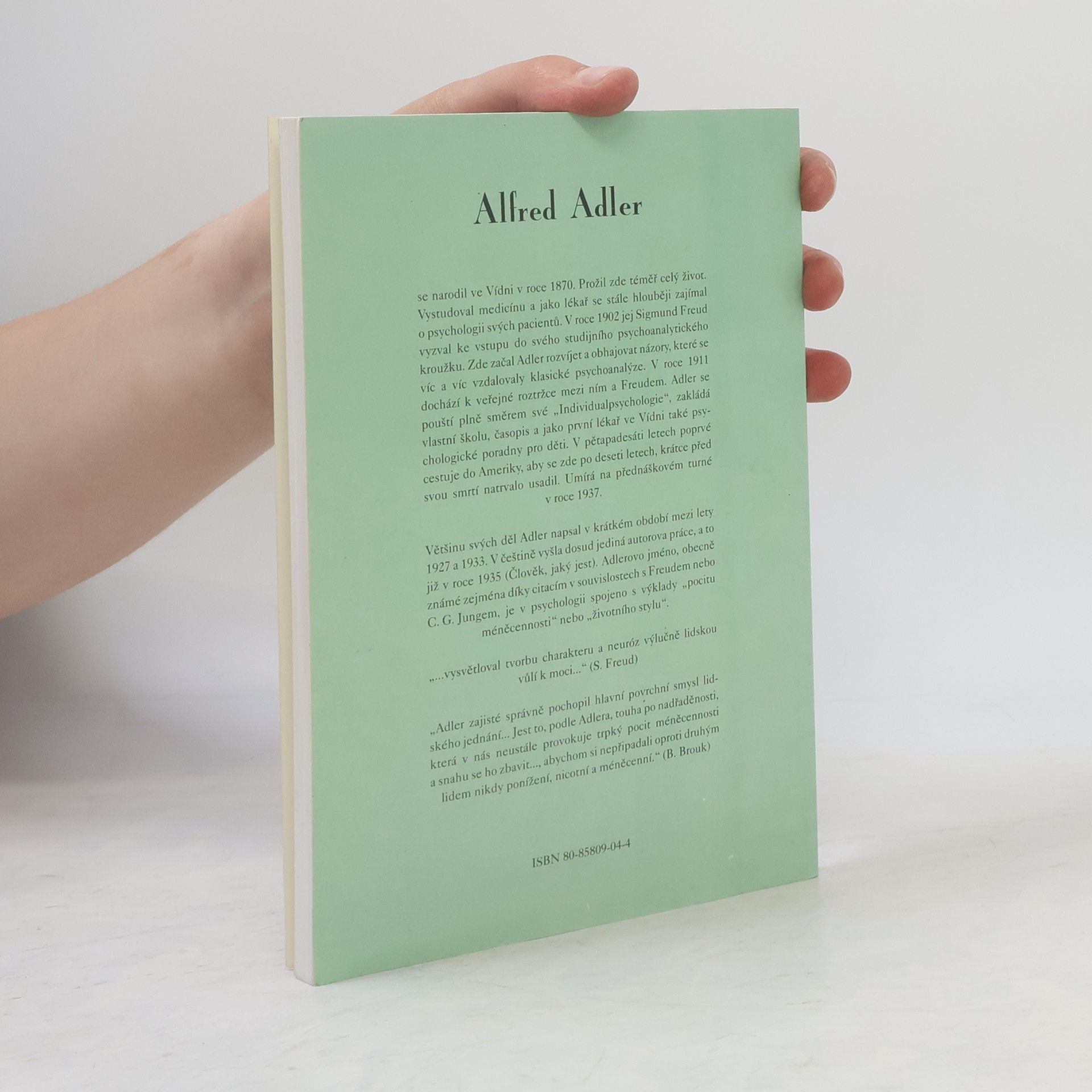Alfred Adler Umění rozumět. Příběh života a nemoci z pohledu individuální psychologie