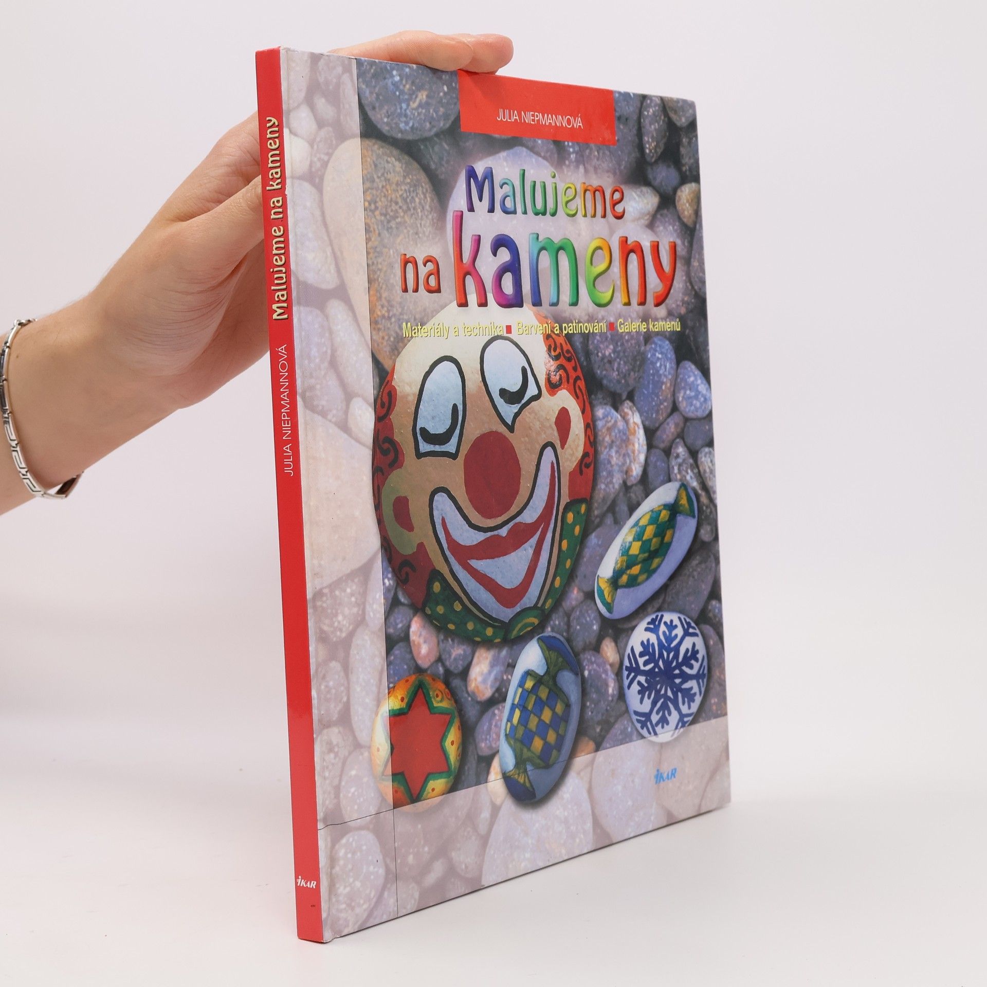 Julia Niepmann Malujeme na kameny: Materiály a technika, barvení a patinování, galerie kamenů
