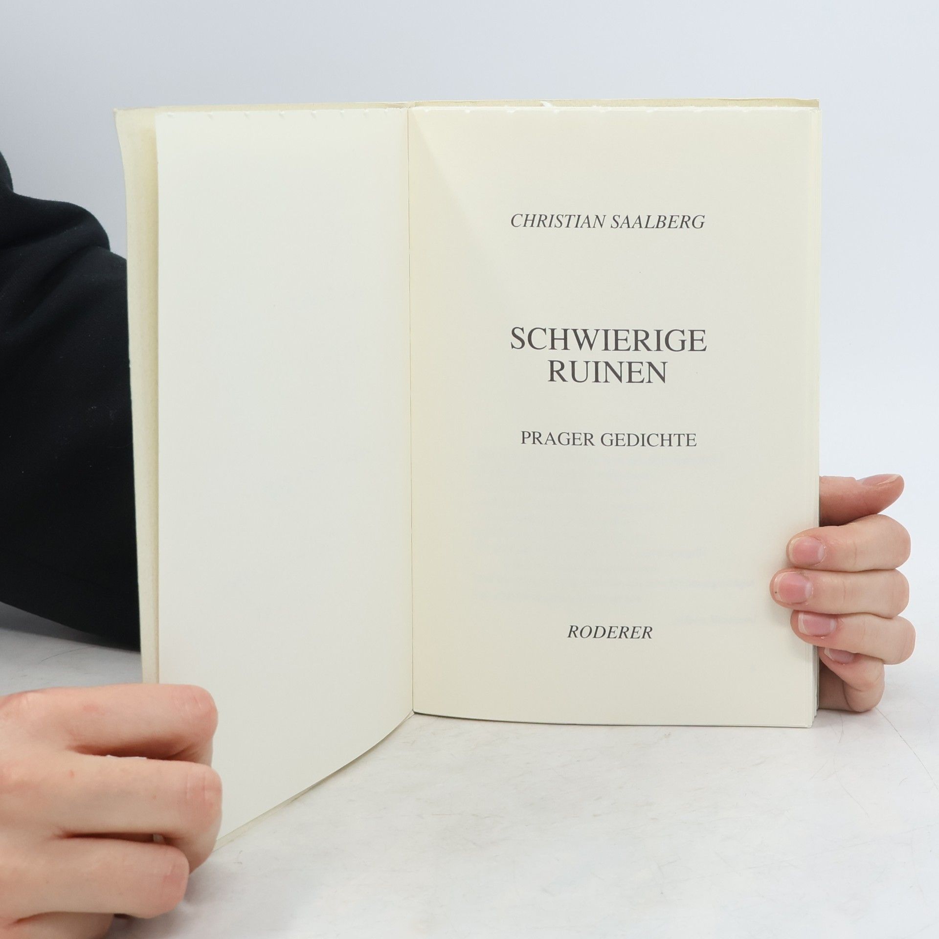 Christian Saalberg Schwierige Ruinen