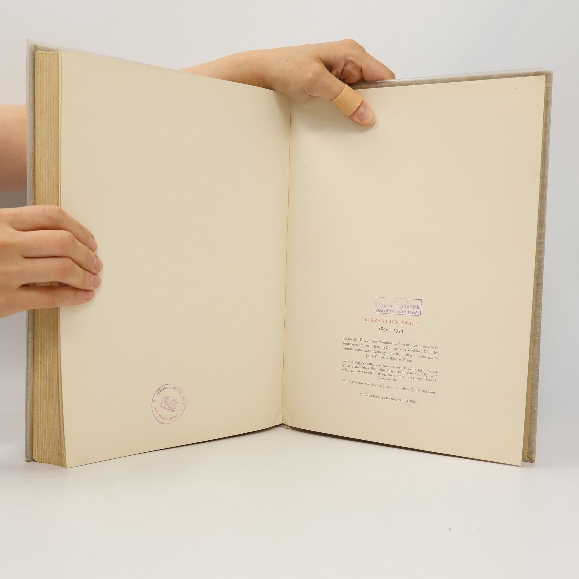 Autores varios Klement Gottwald 1896-1953
