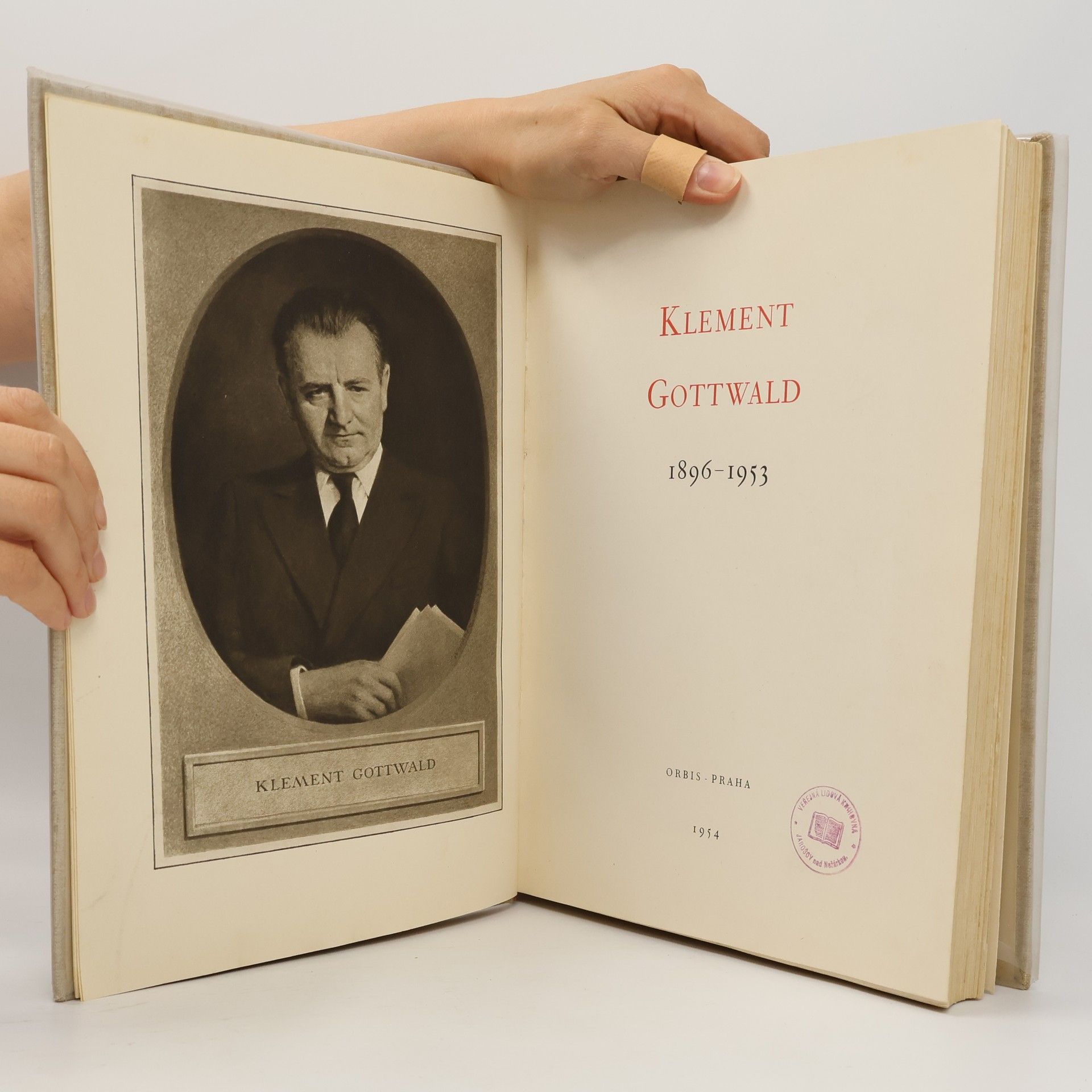 Autores varios Klement Gottwald 1896-1953