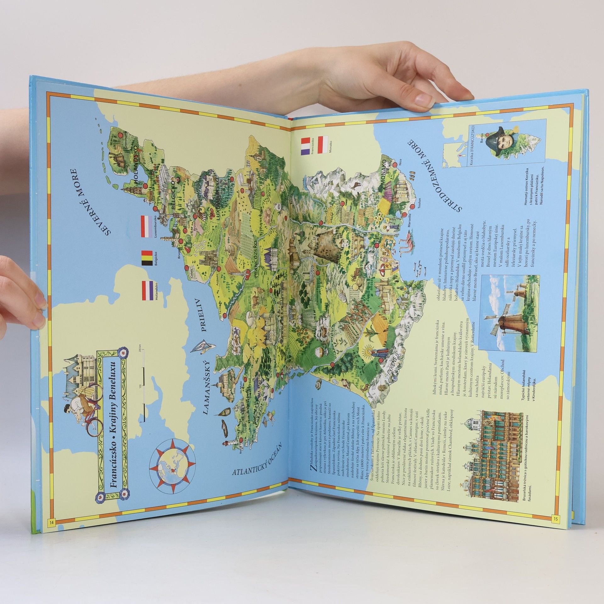 Linda Perina Veľký detský atlas sveta - Kontinenty - Štáty - Pamätihodnosti