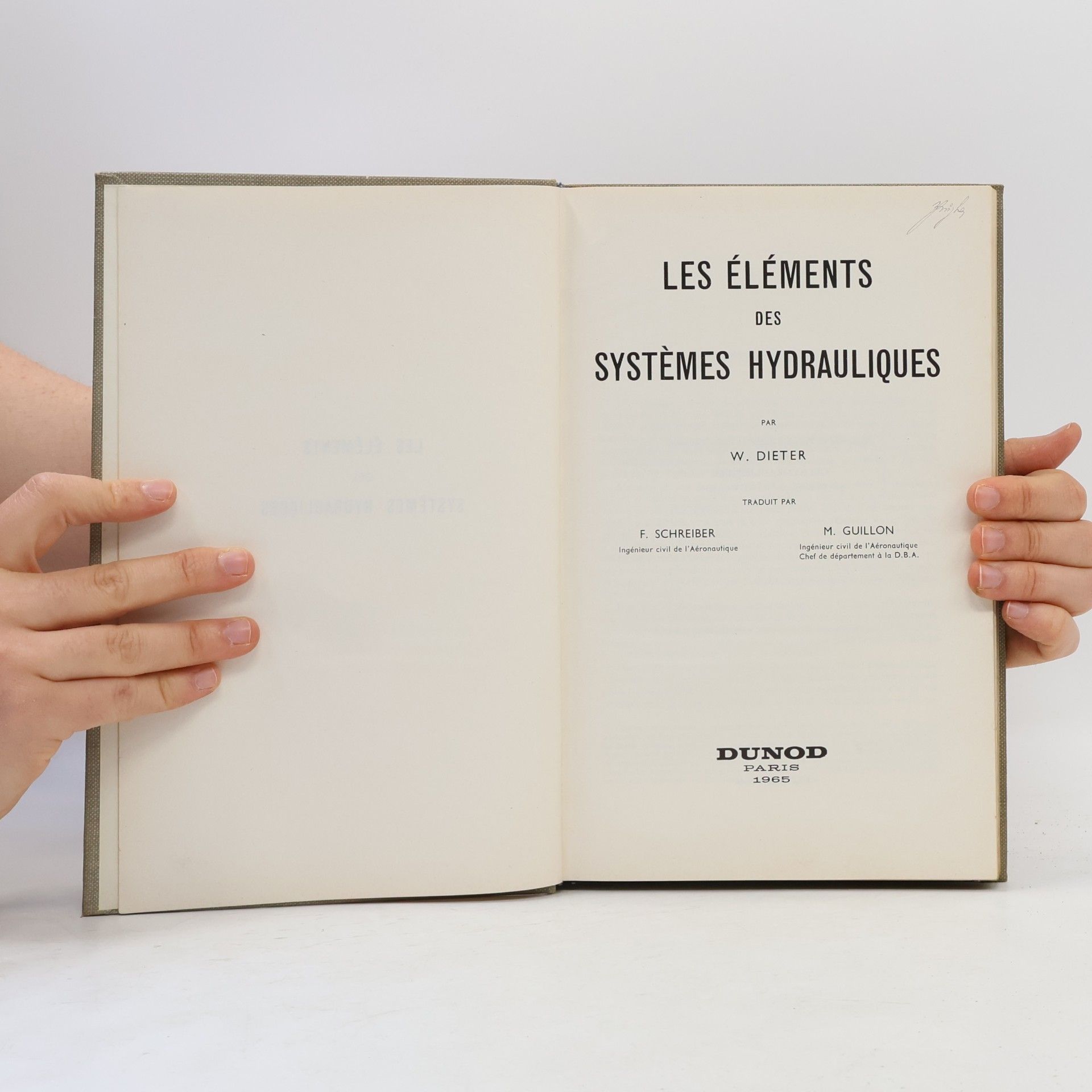 Auteurscollectief Les Éléments des systèmes hydrauliques