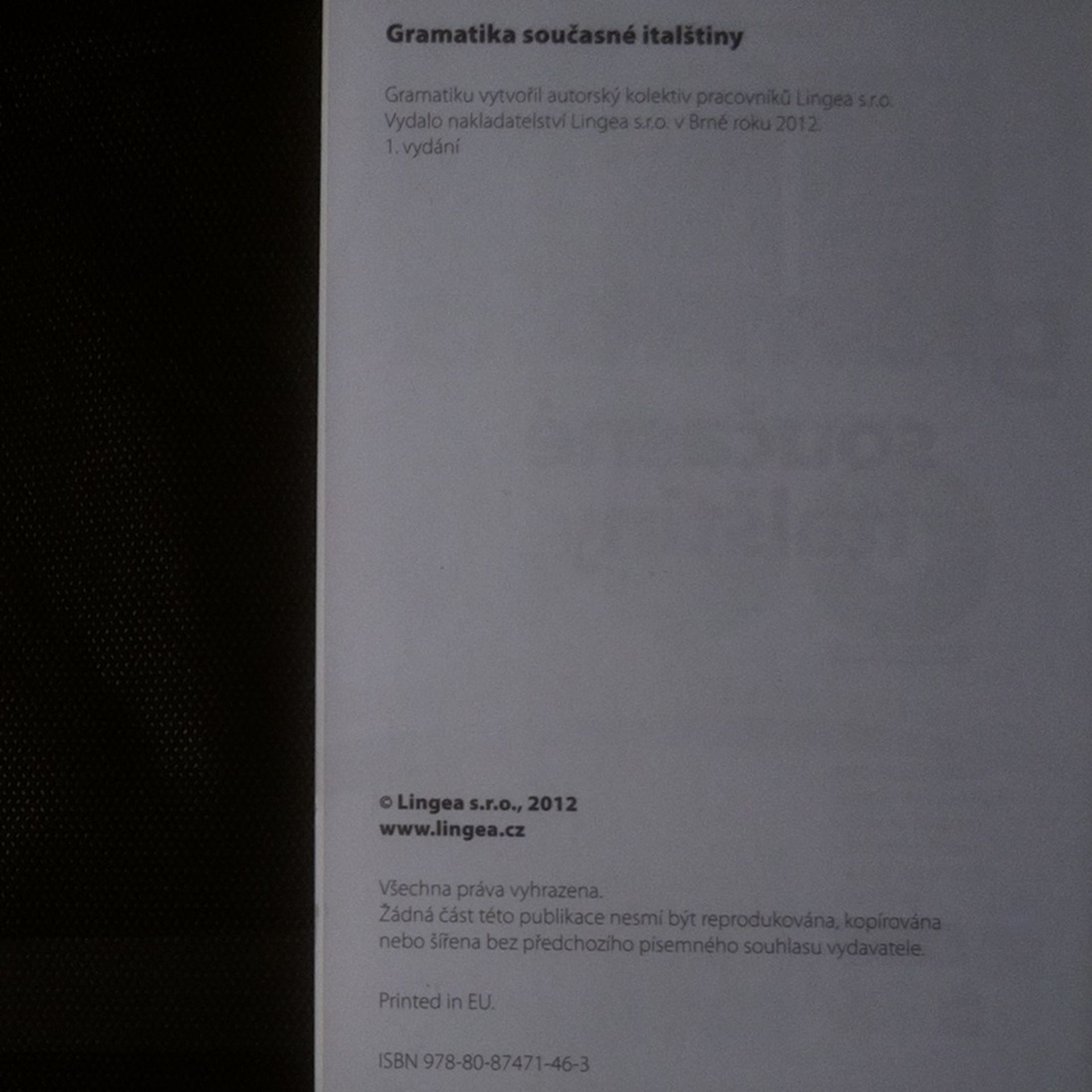 Collectif d'auteurs Gramatika současné italštiny