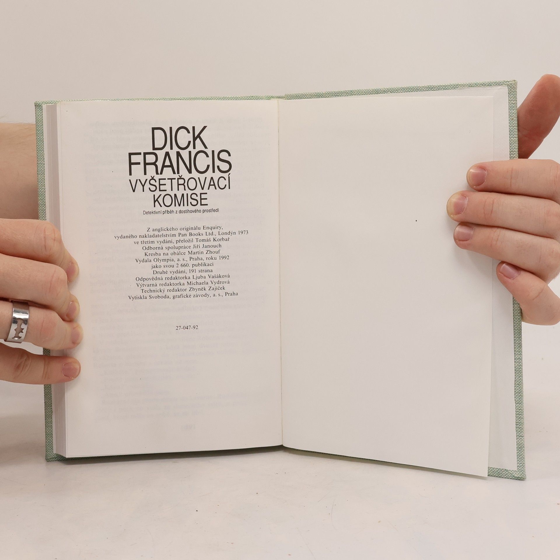 Dick Francis Vyšetřovací komise