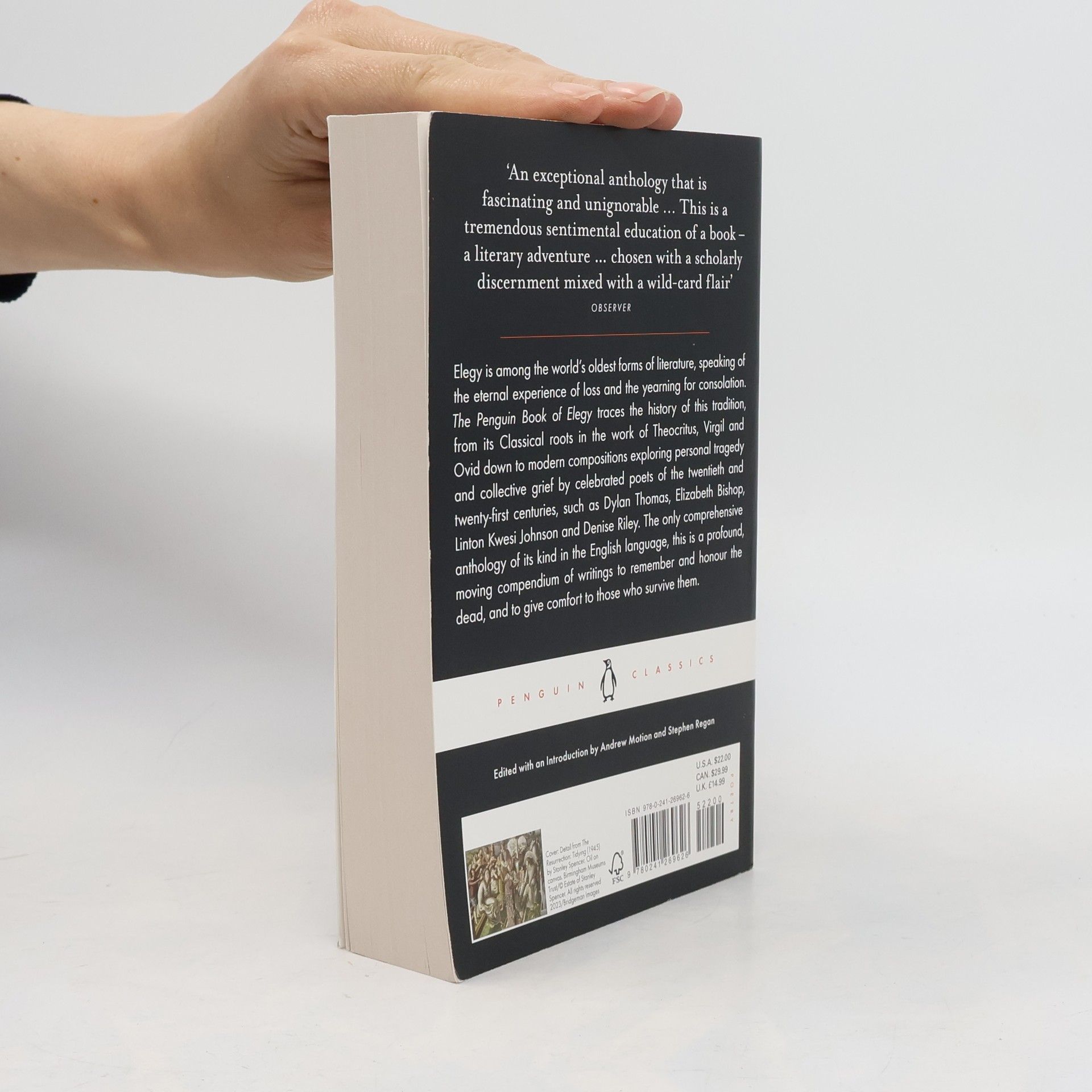 Andrew Motion The Penguin Book of Elegy