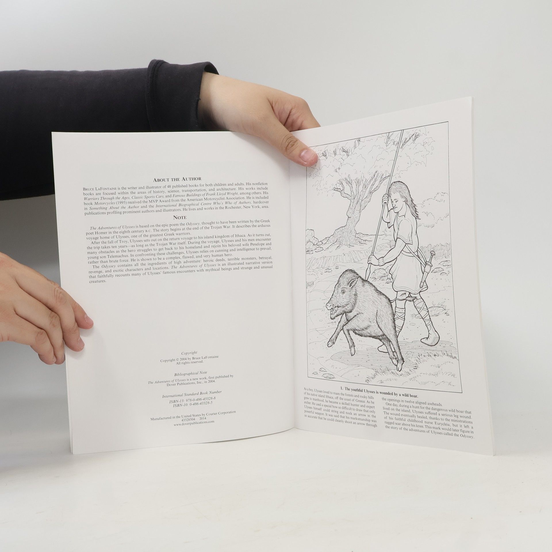 Bruce LaFontaine Dover Coloring Book: The Adventures of Ulysses Coloring Book