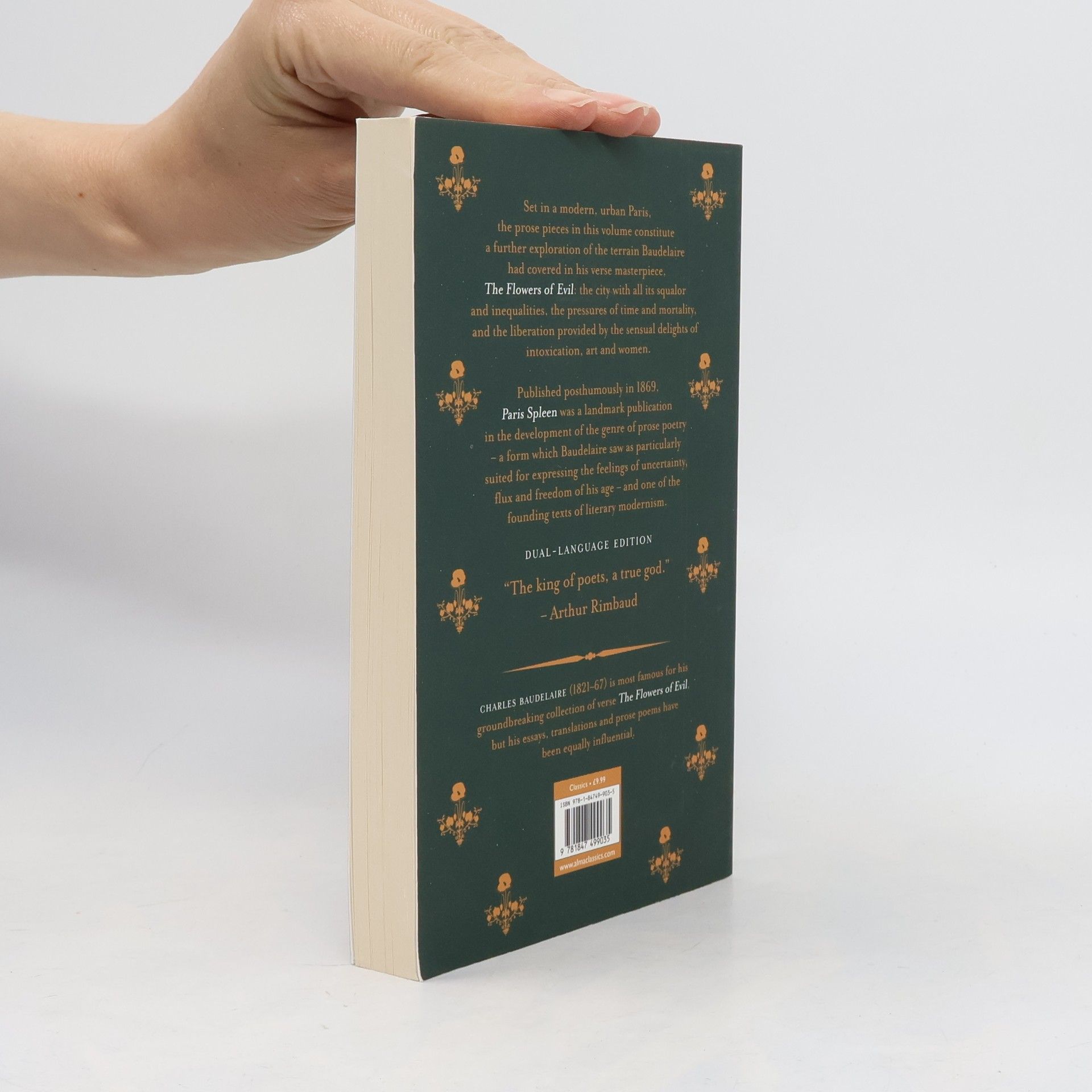 Charles Baudelaire Paris Spleen: Dual-Language Edition