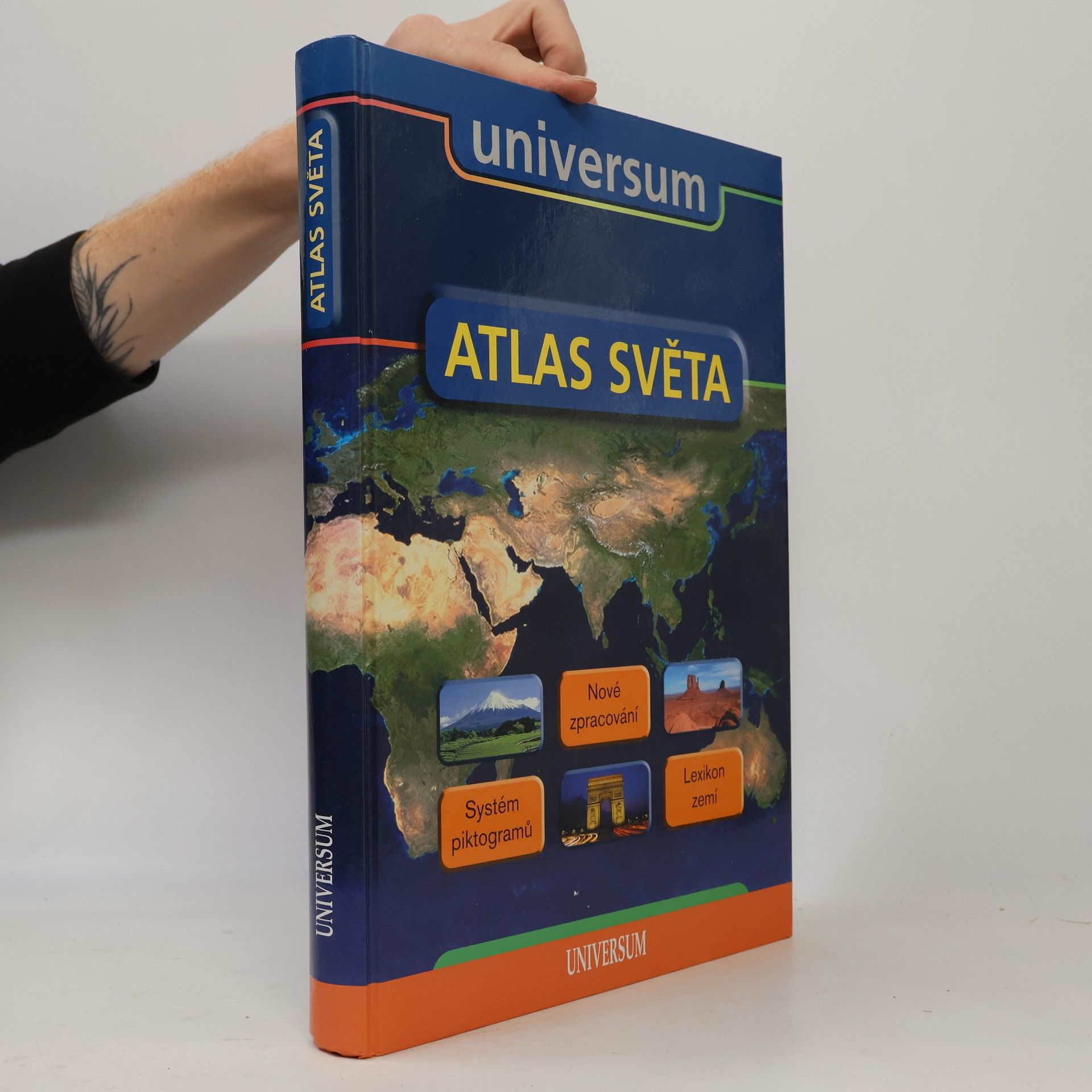 Irena Rybová Atlas světa nové zpracování, systém piktogramů, lexikon zemí