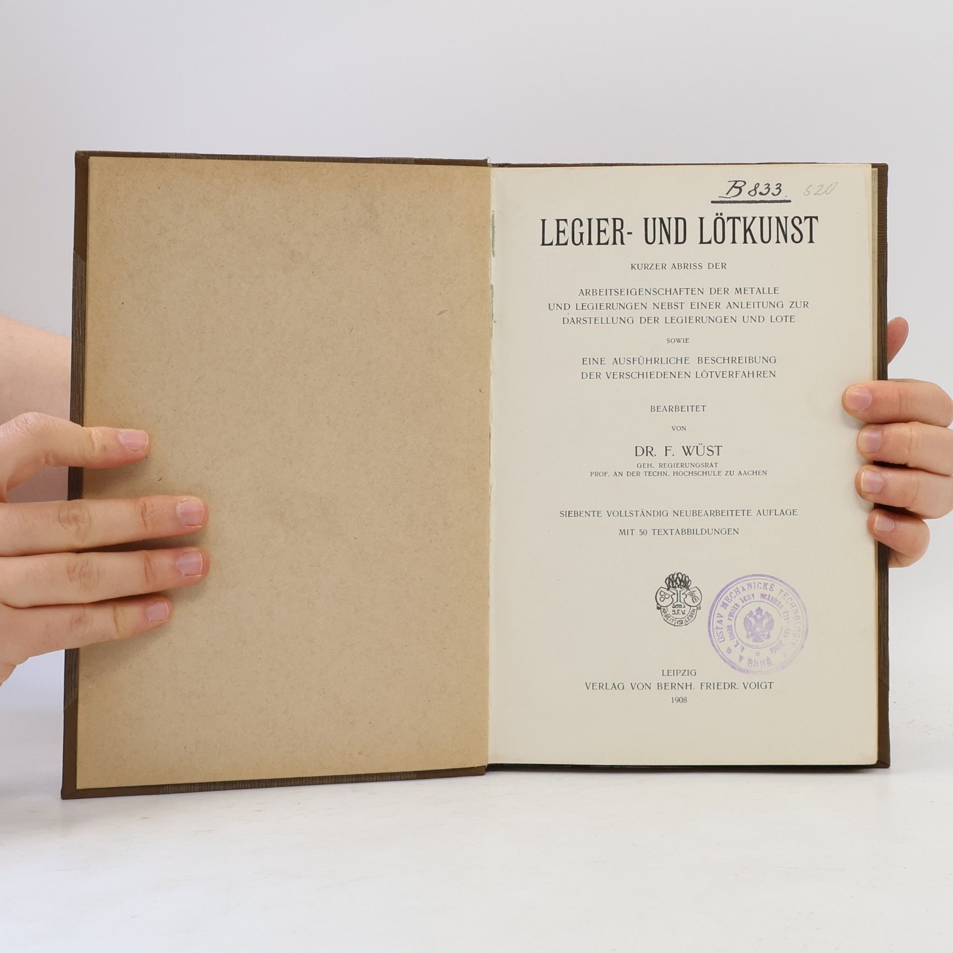 F. Wüst Legier- und Lötkunst