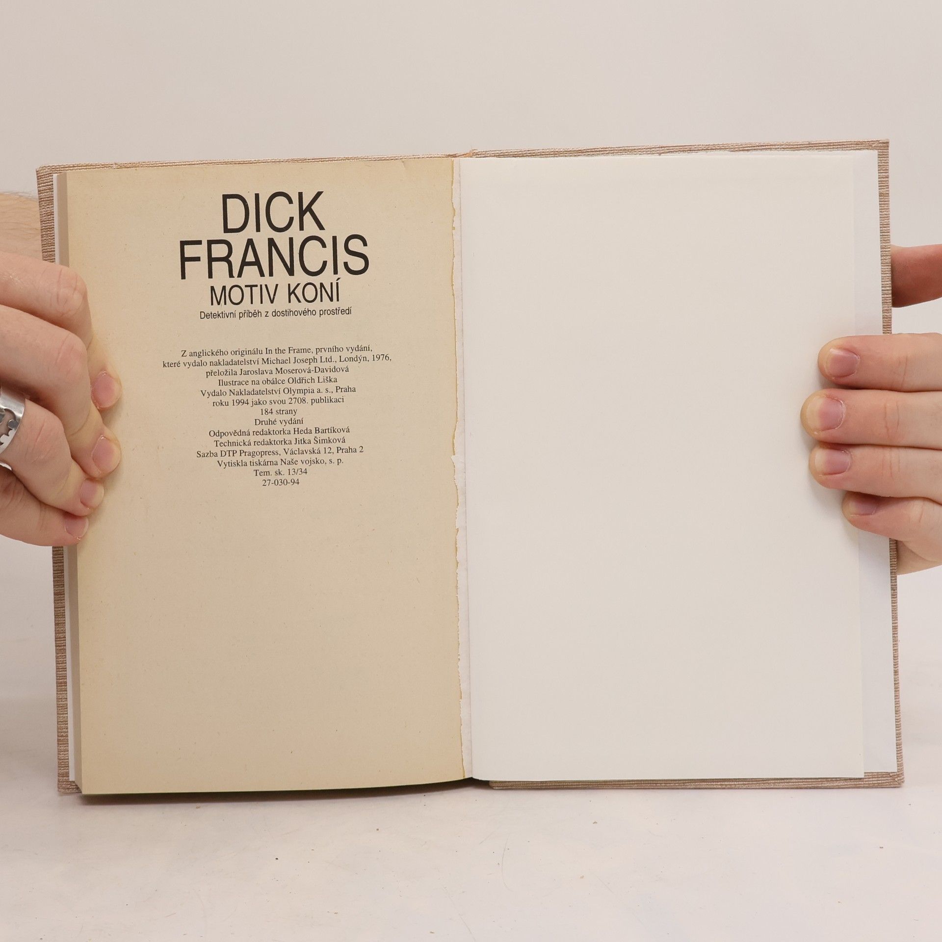 Dick Francis Motiv koní