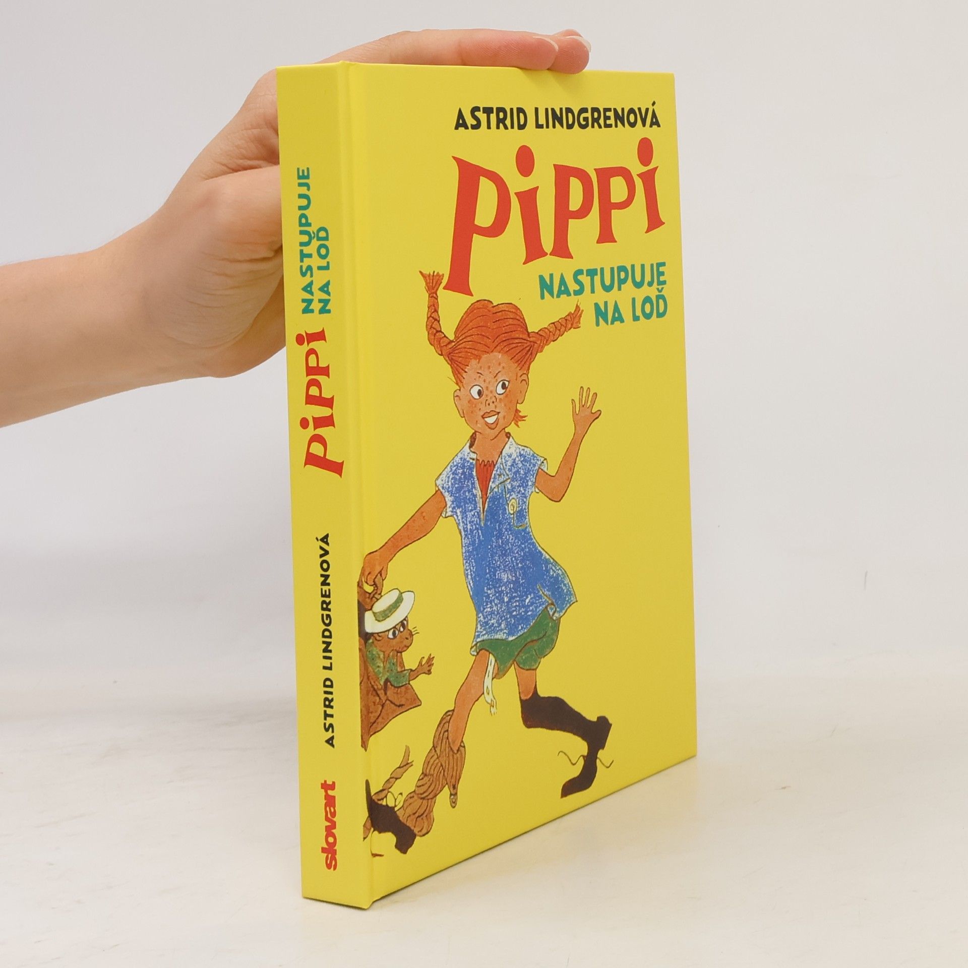 Astrid Lindgren Pippi nastupuje na ľoď
