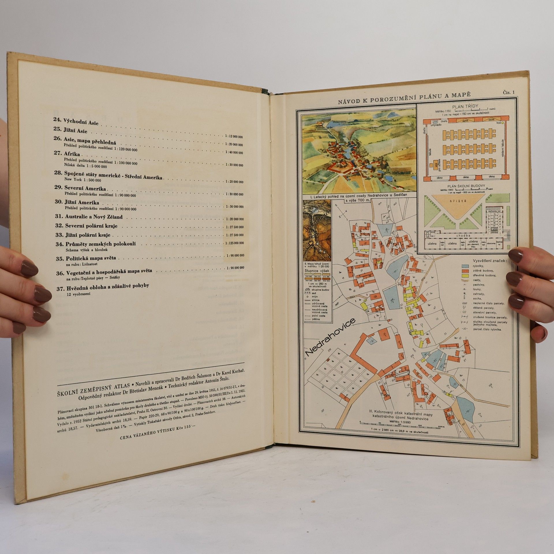 Bedřich Šalamon Školní zeměpisný atlas
