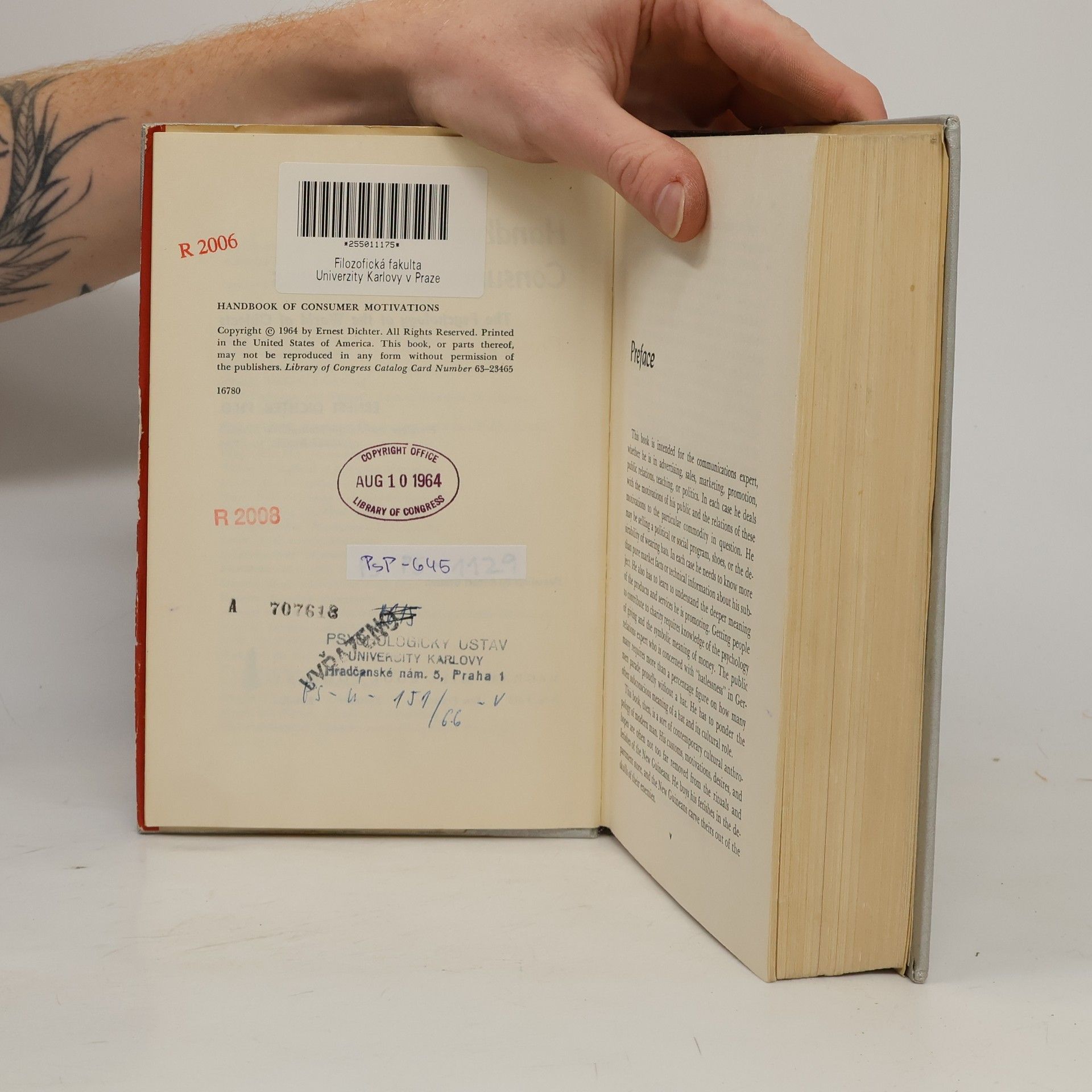 Ernest Dichter Handbook of Consumer Motivations