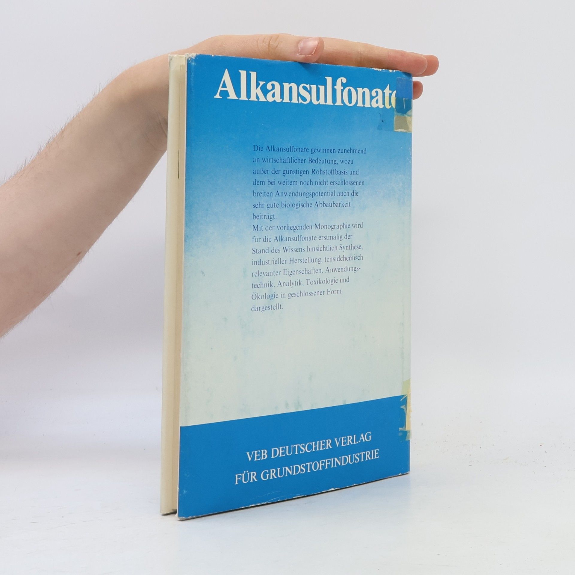 Hermann G. Hauthal Alkansulfonate