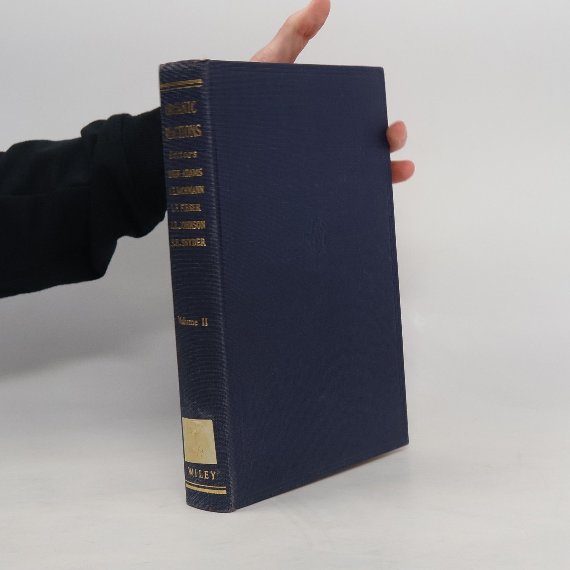 Autorenkollektiv Organic Reactions. Volume II