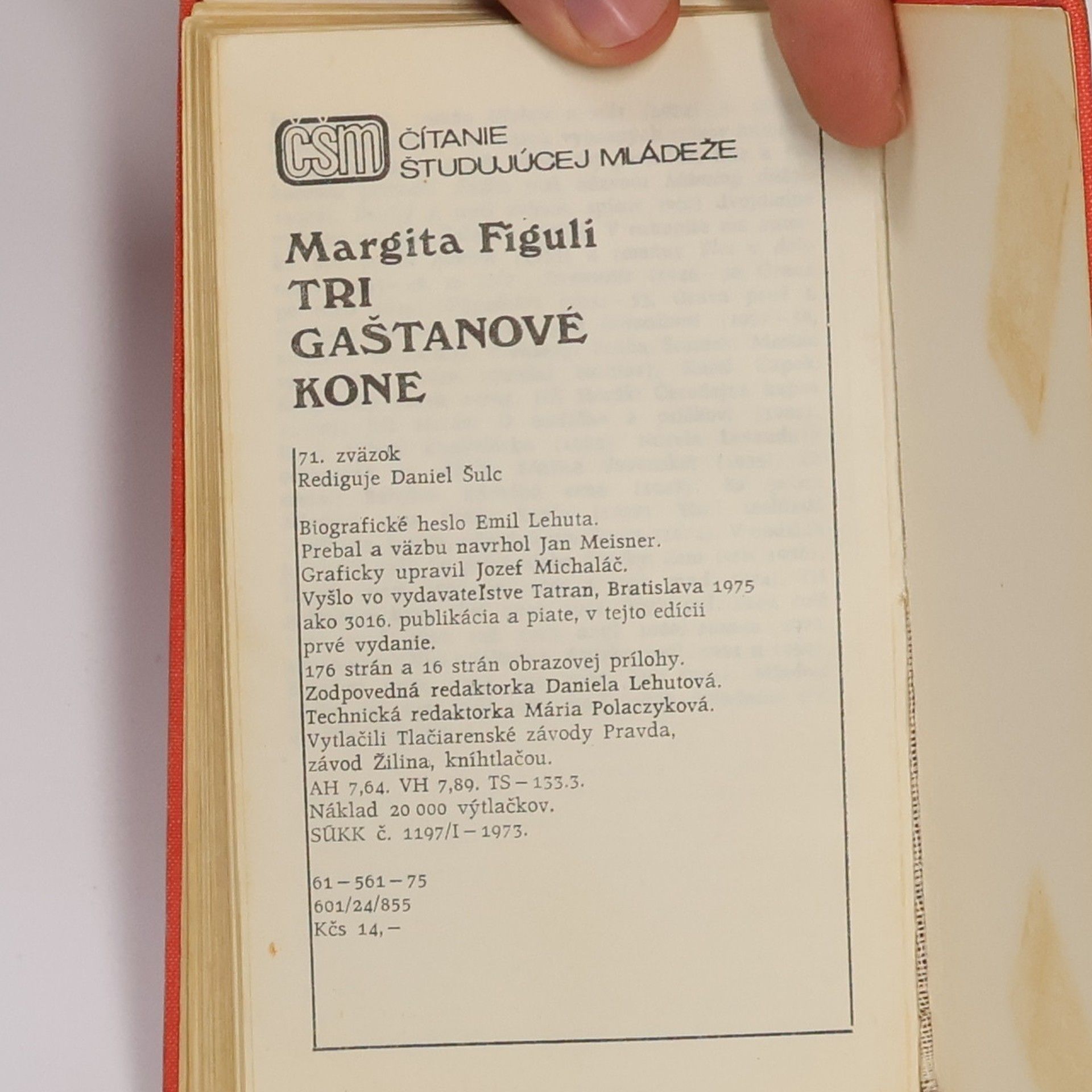 Figuli Margita Tri gaštanové kone