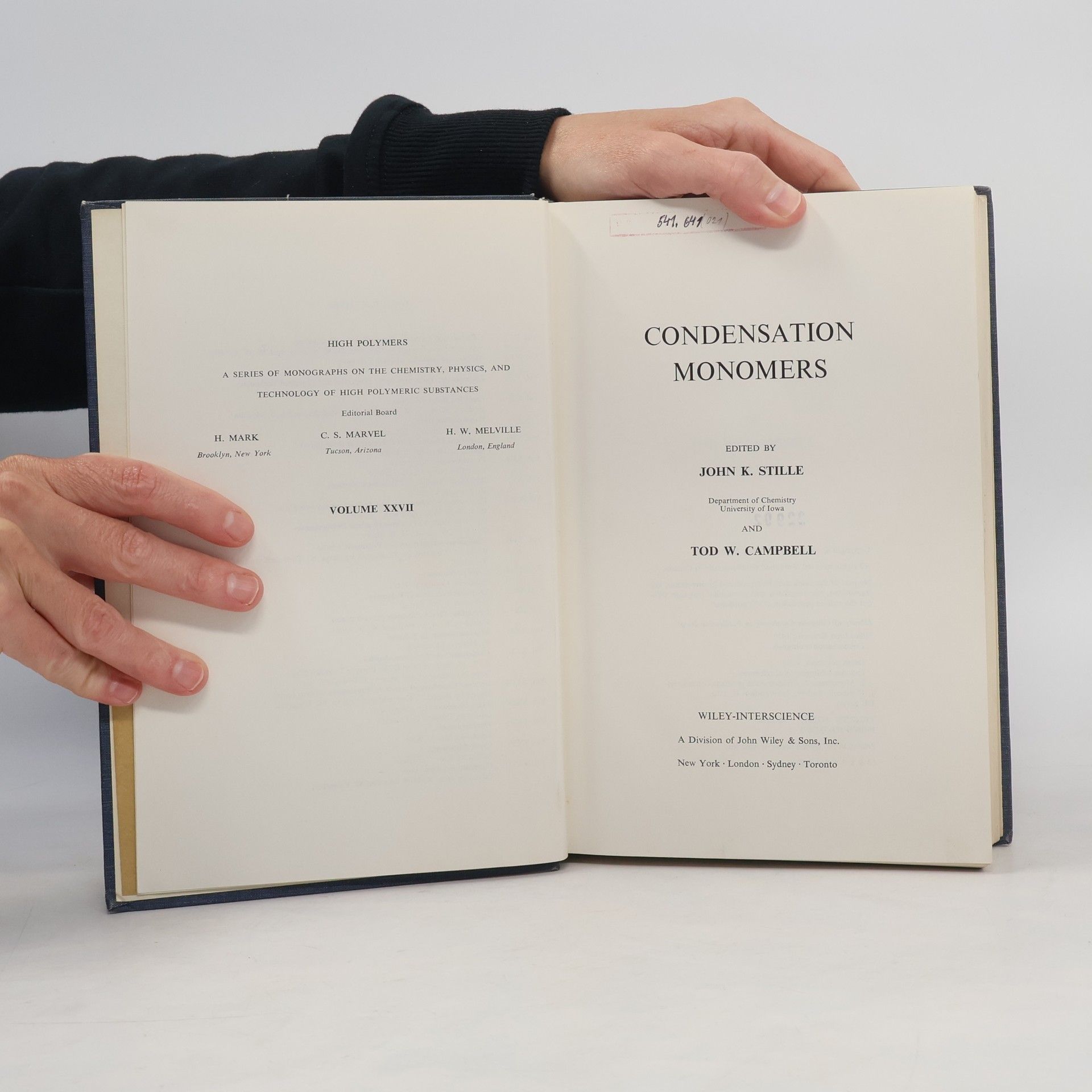 John Kenneth Stille Condensation Monomers