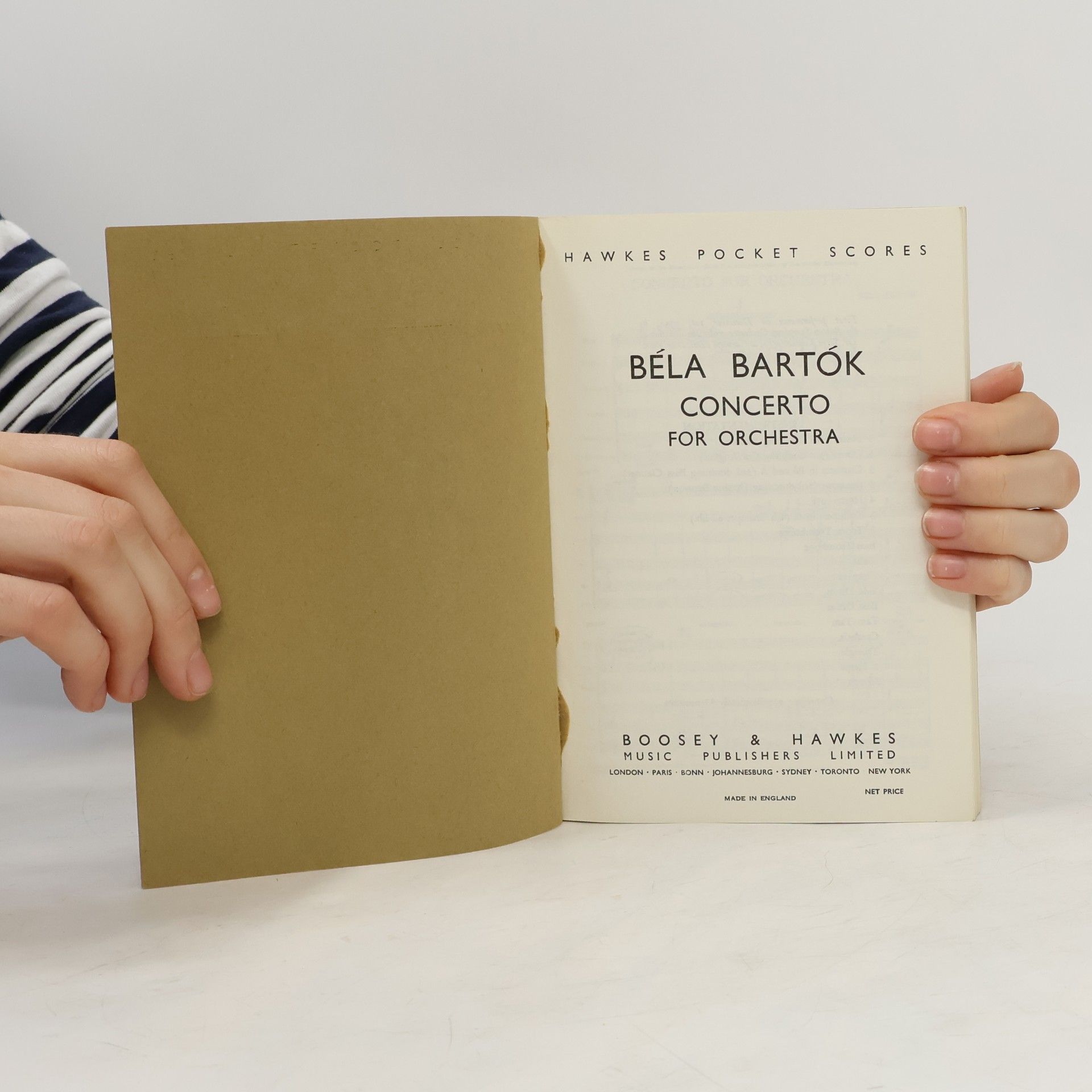Béla Bartók Concerto for orchestra