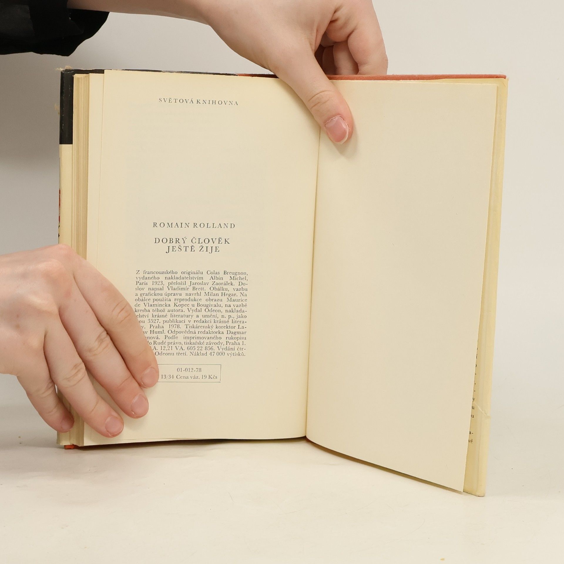 Romain Rolland Dobrý člověk ještě žije