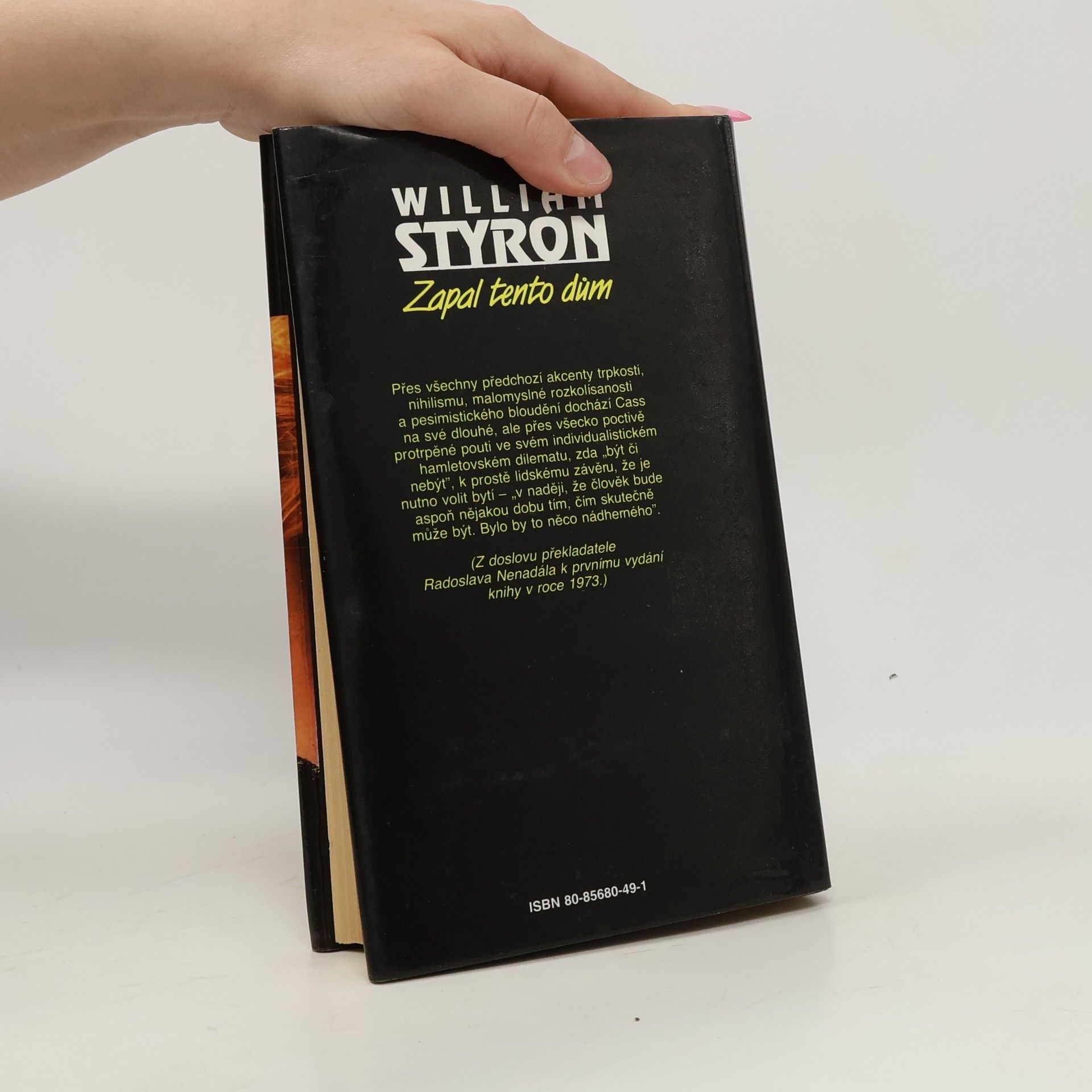 William Styron Zapal tento dům