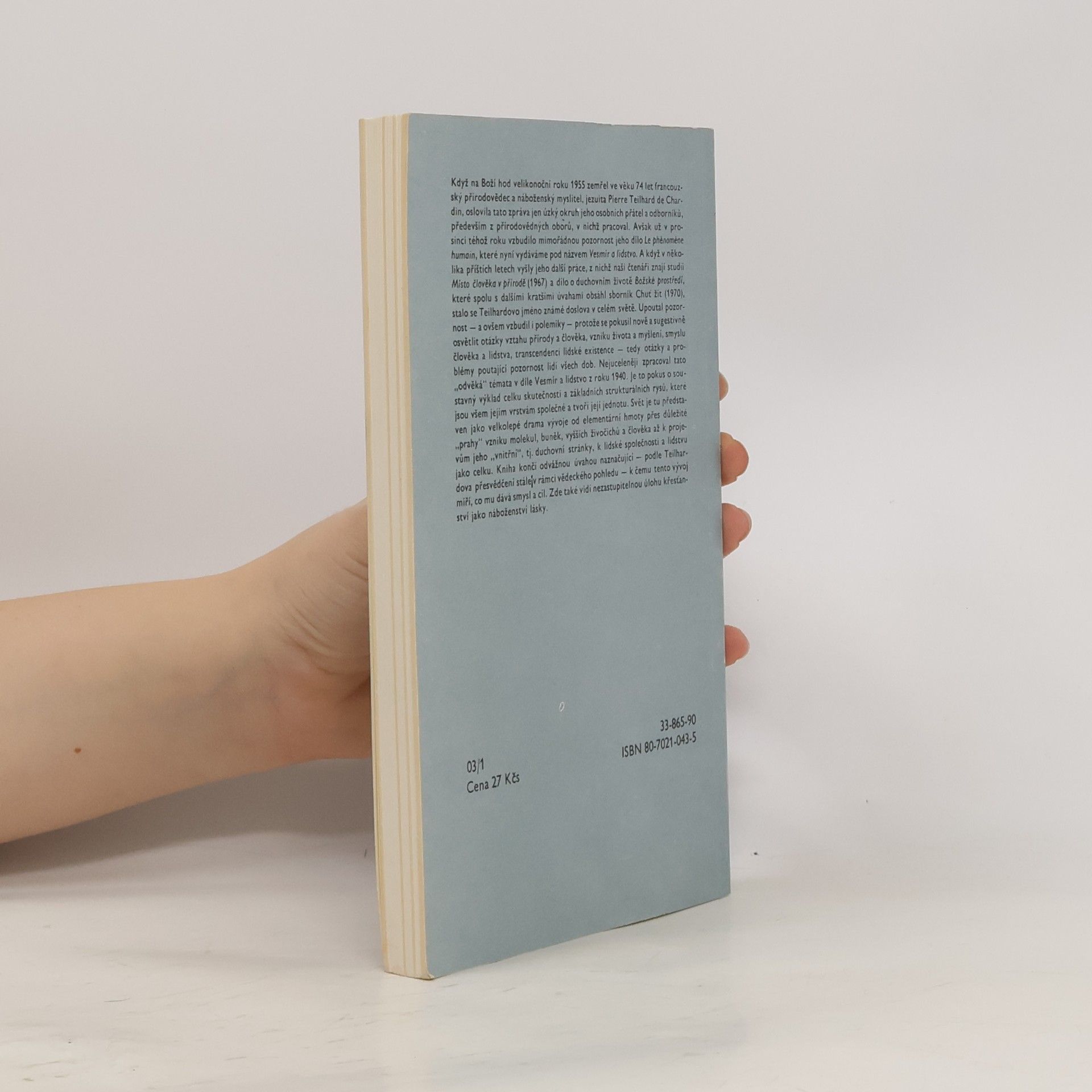 Pierre Teilhard de Chardin Vesmír a lidstvo