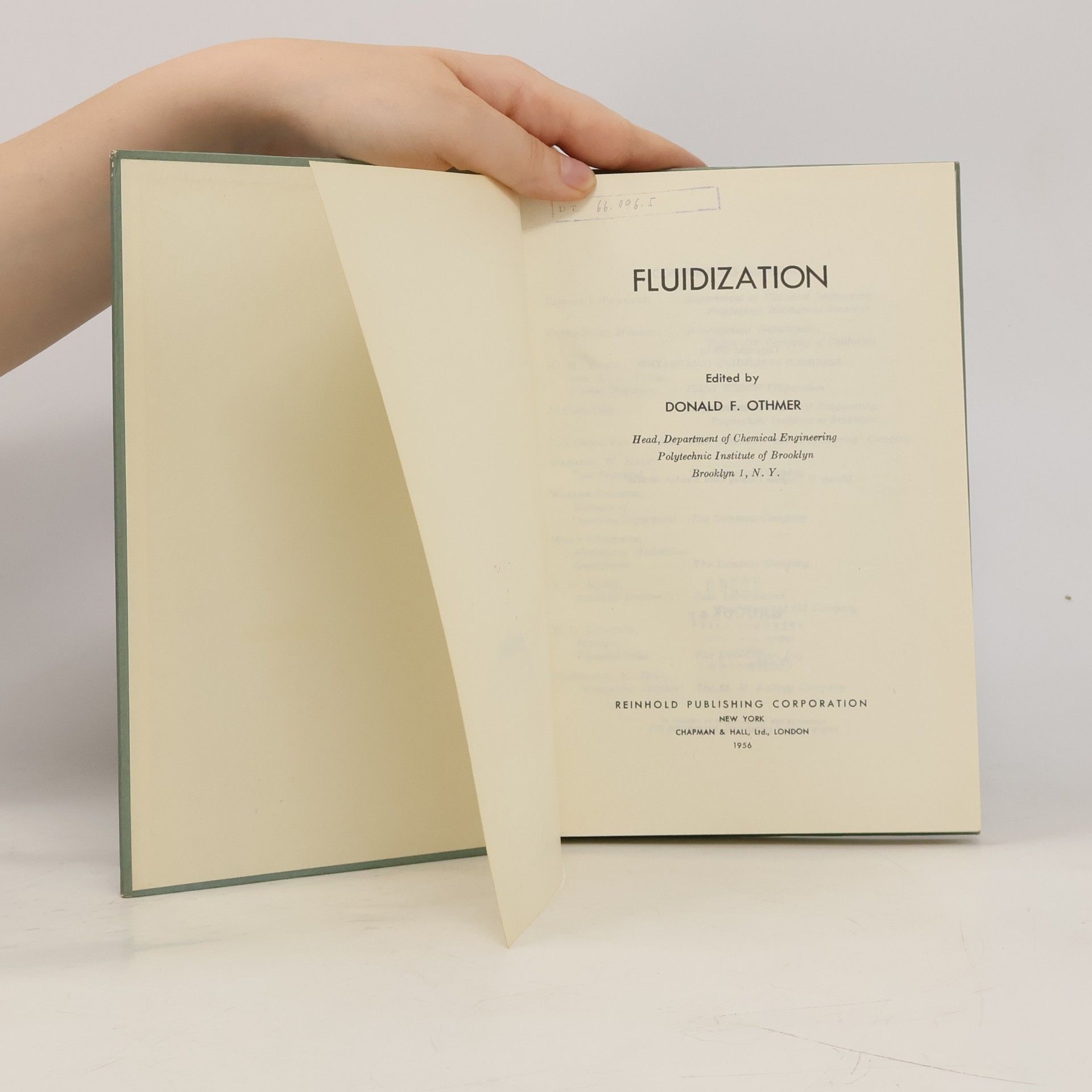 Donald F. Othmer Fluidization