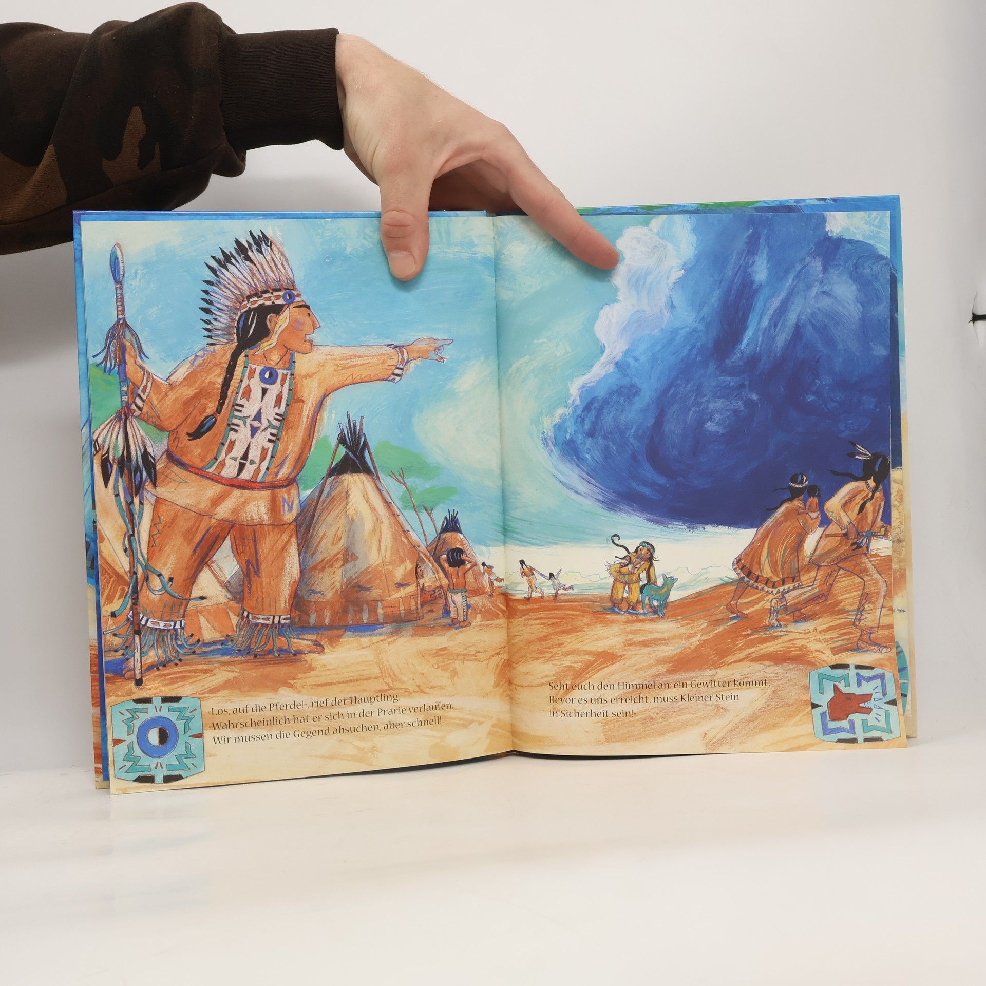 Géraldine Elschner Kleine Indianerin Tanzendes Blatt